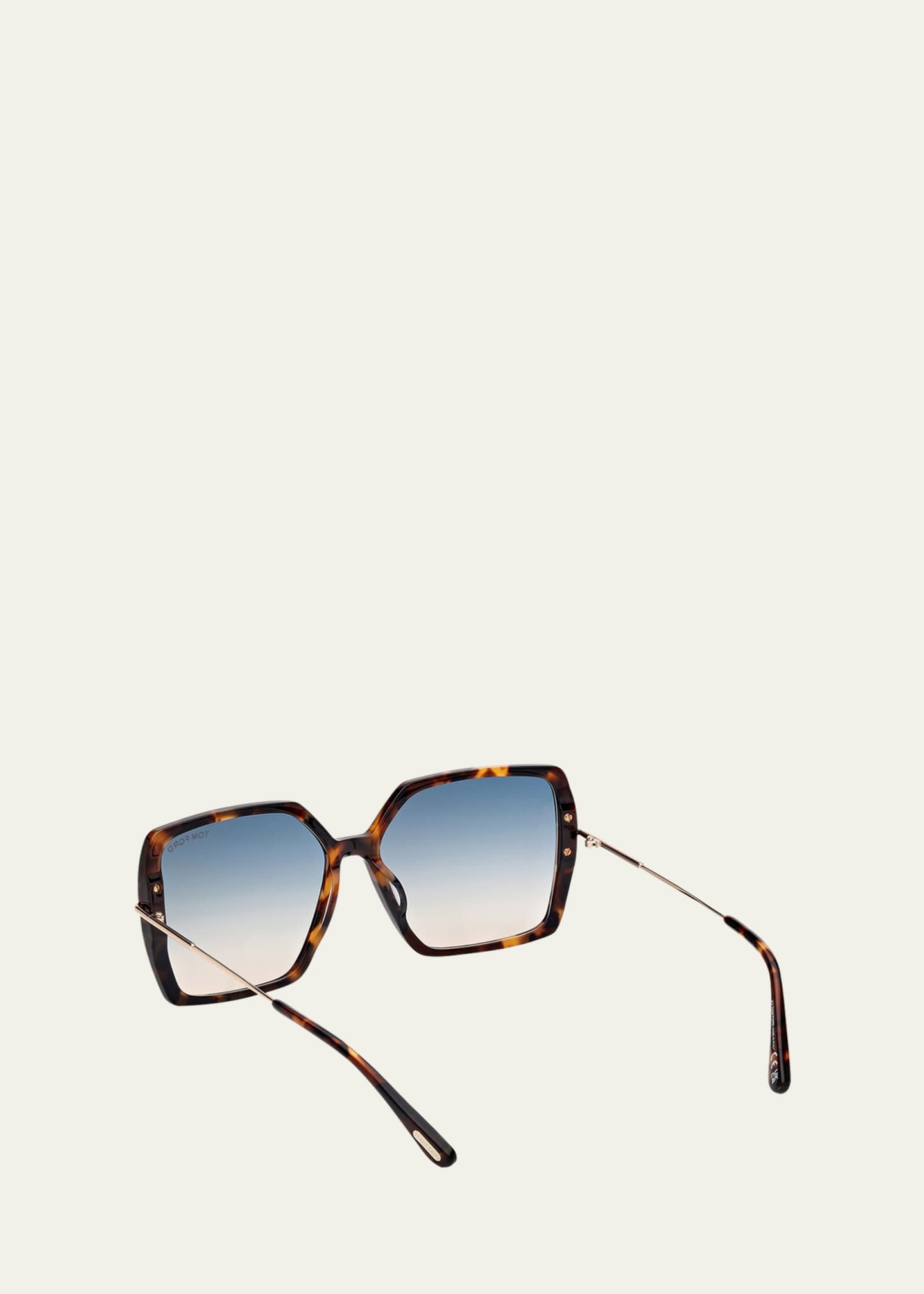 TOM FORD Joanna Square Acetate Sunglasses Image 4 of 5