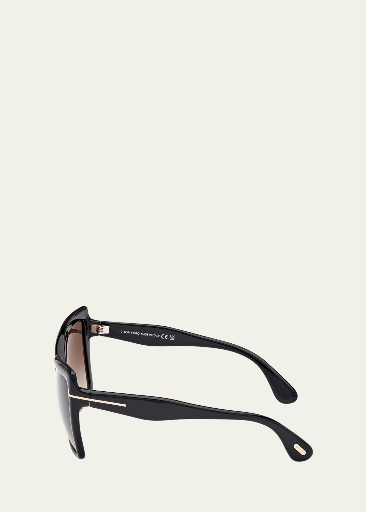 TOM FORD Fiore Acetate Butterfly Sunglasses - Bergdorf Goodman