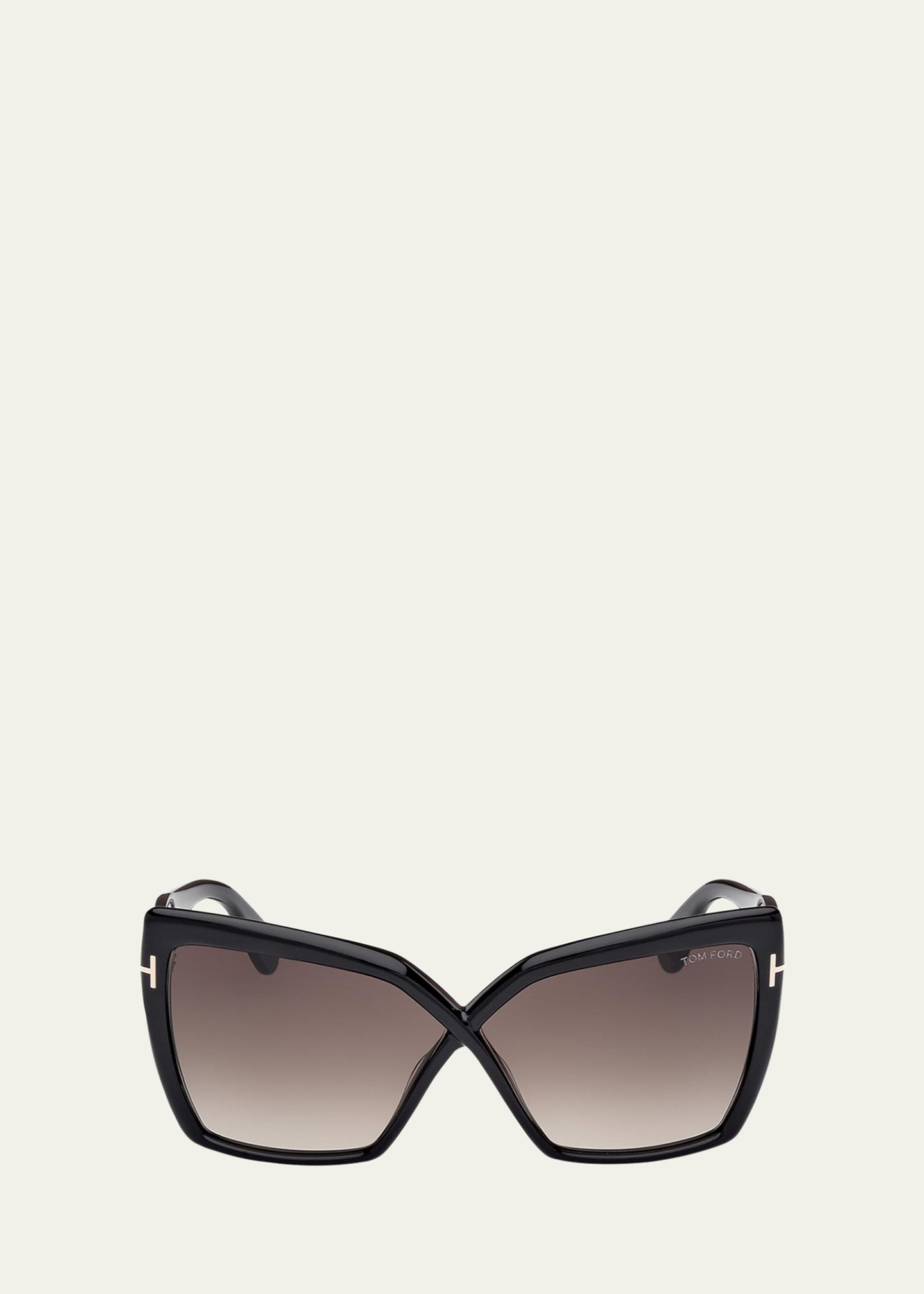 TOM FORD Fiore Acetate Butterfly Sunglasses - Bergdorf Goodman