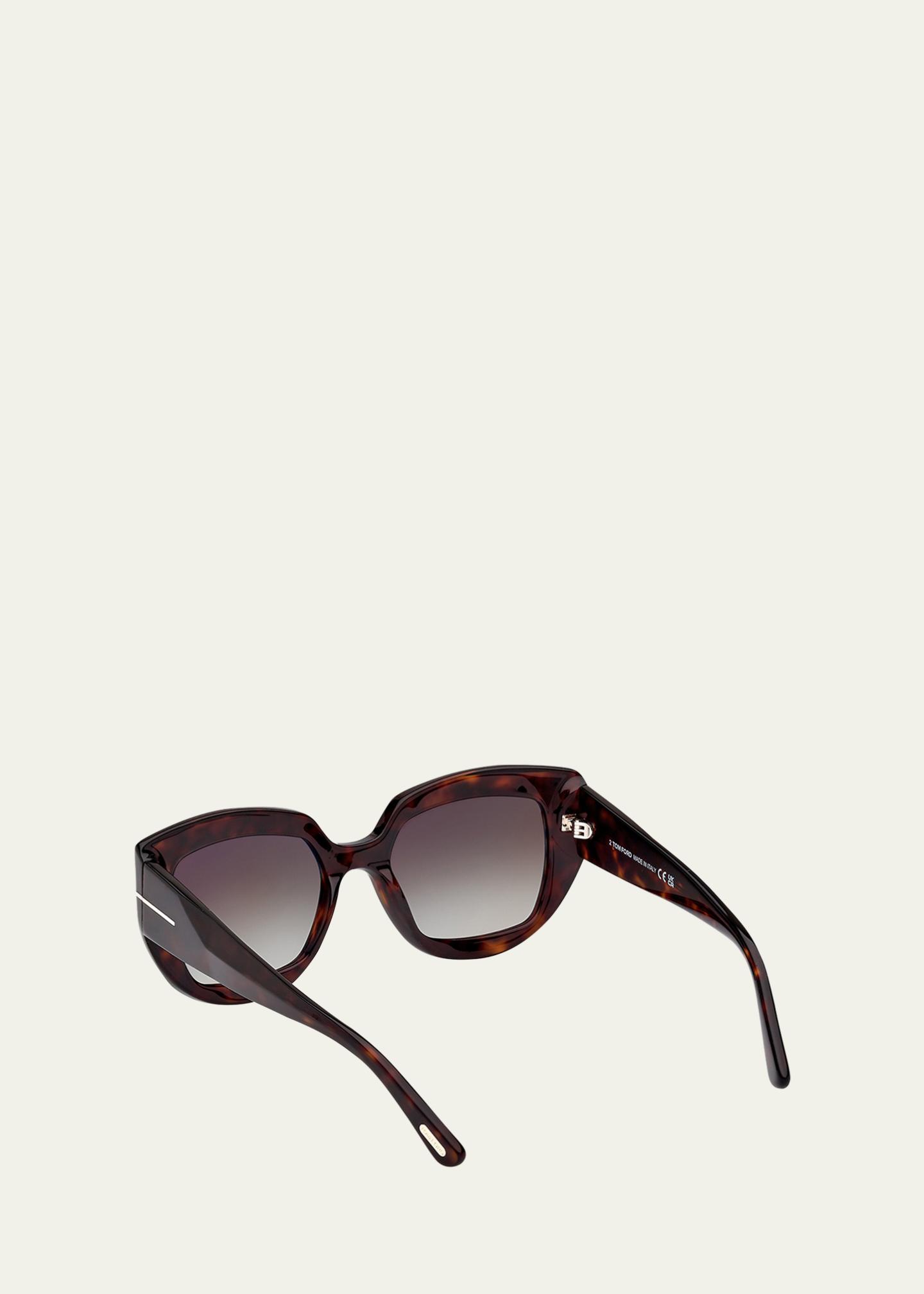 TOM FORD Saltzman Acetate Butterfly Sunglasses - Bergdorf  display picture 2