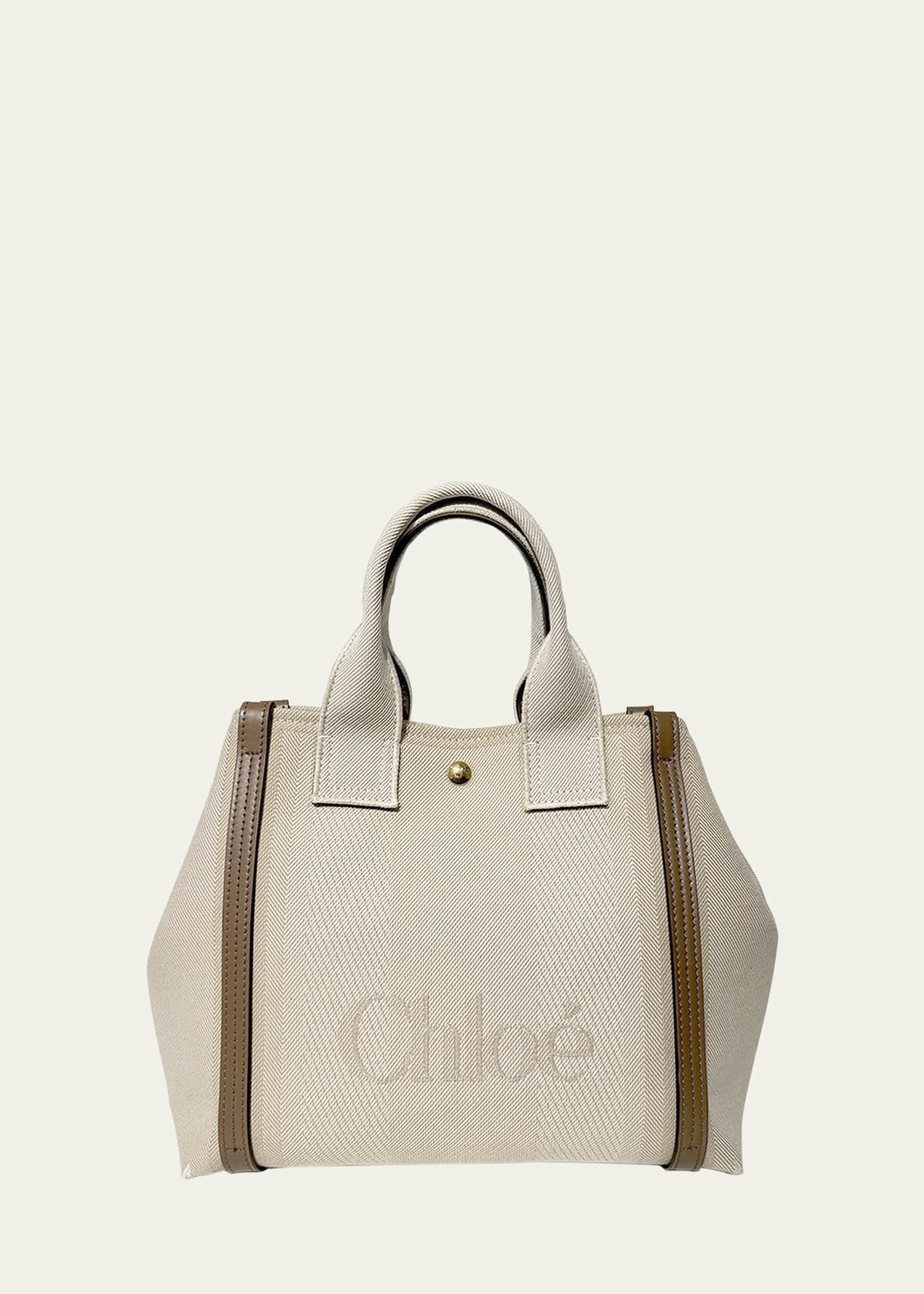 Chloe Small Tote Bag in Jacquard Canvas Image 3 of 3