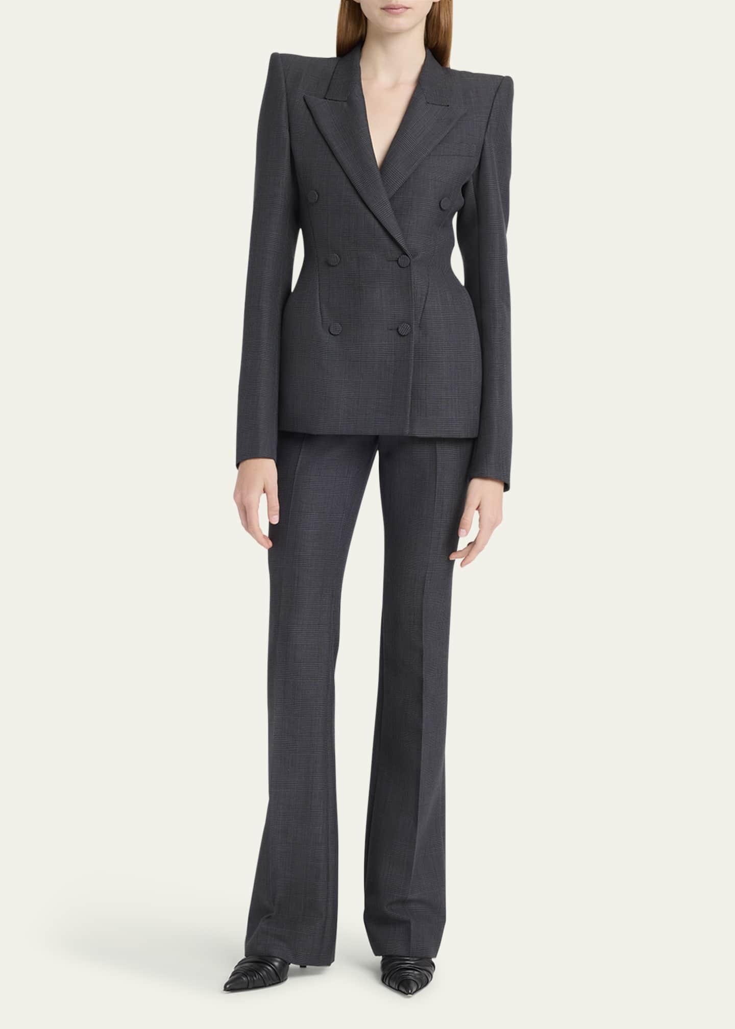 McQueen Double-Breasted Sculpted Blazer Image 2 of 5