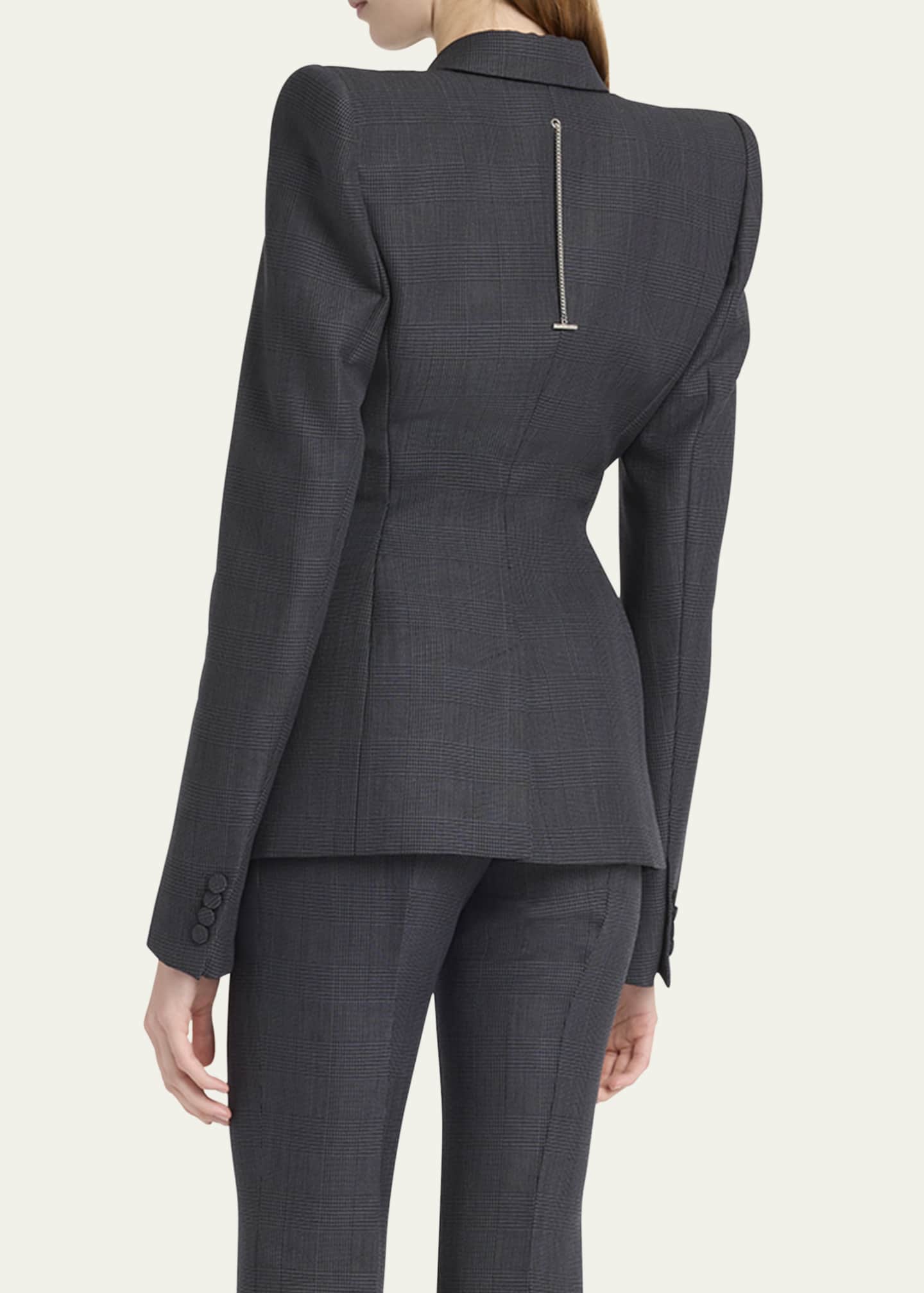 McQueen Double-Breasted Sculpted Blazer Image 3 of 5