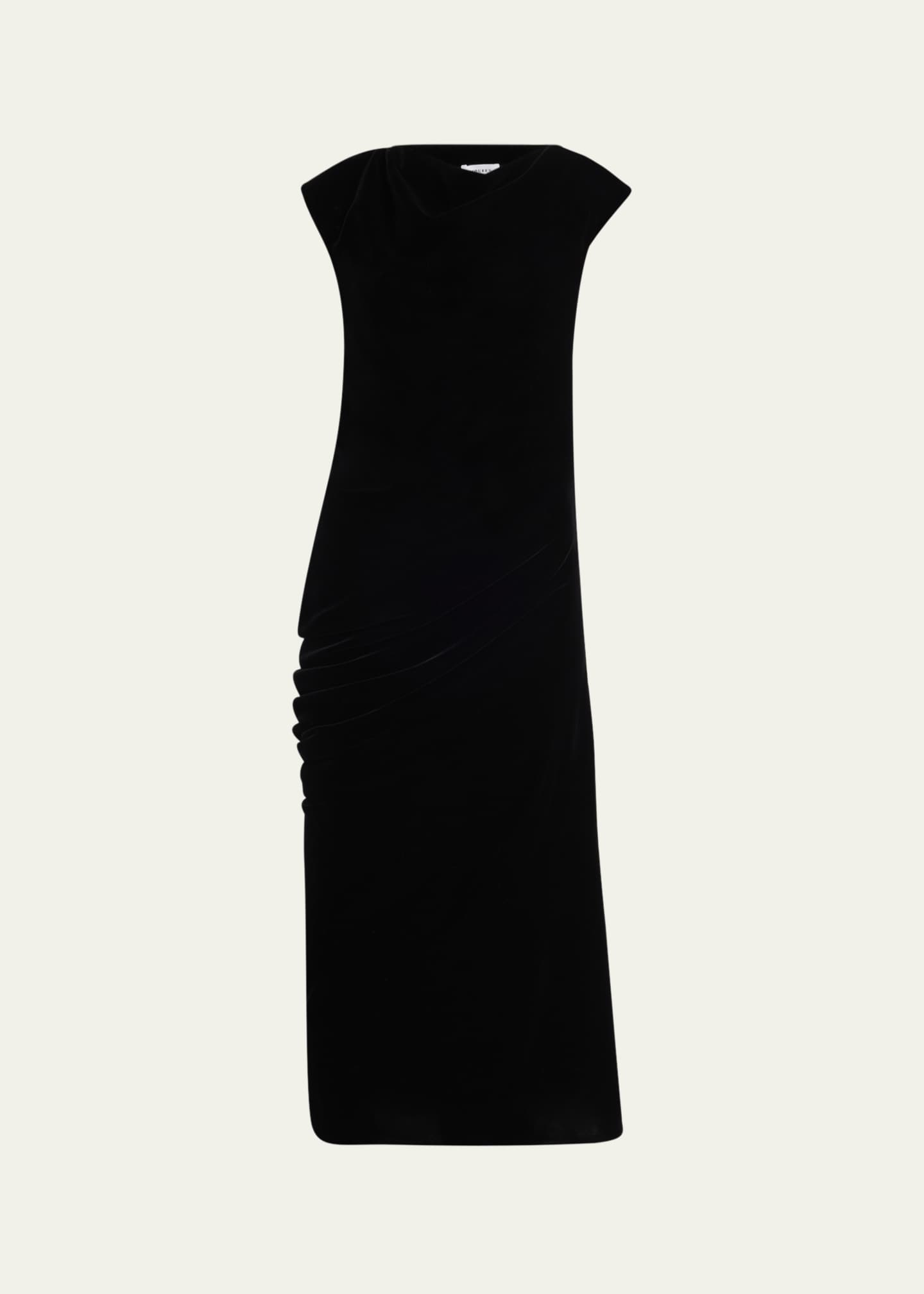 McQueen Velvet Midi Dress Image 1 of 5