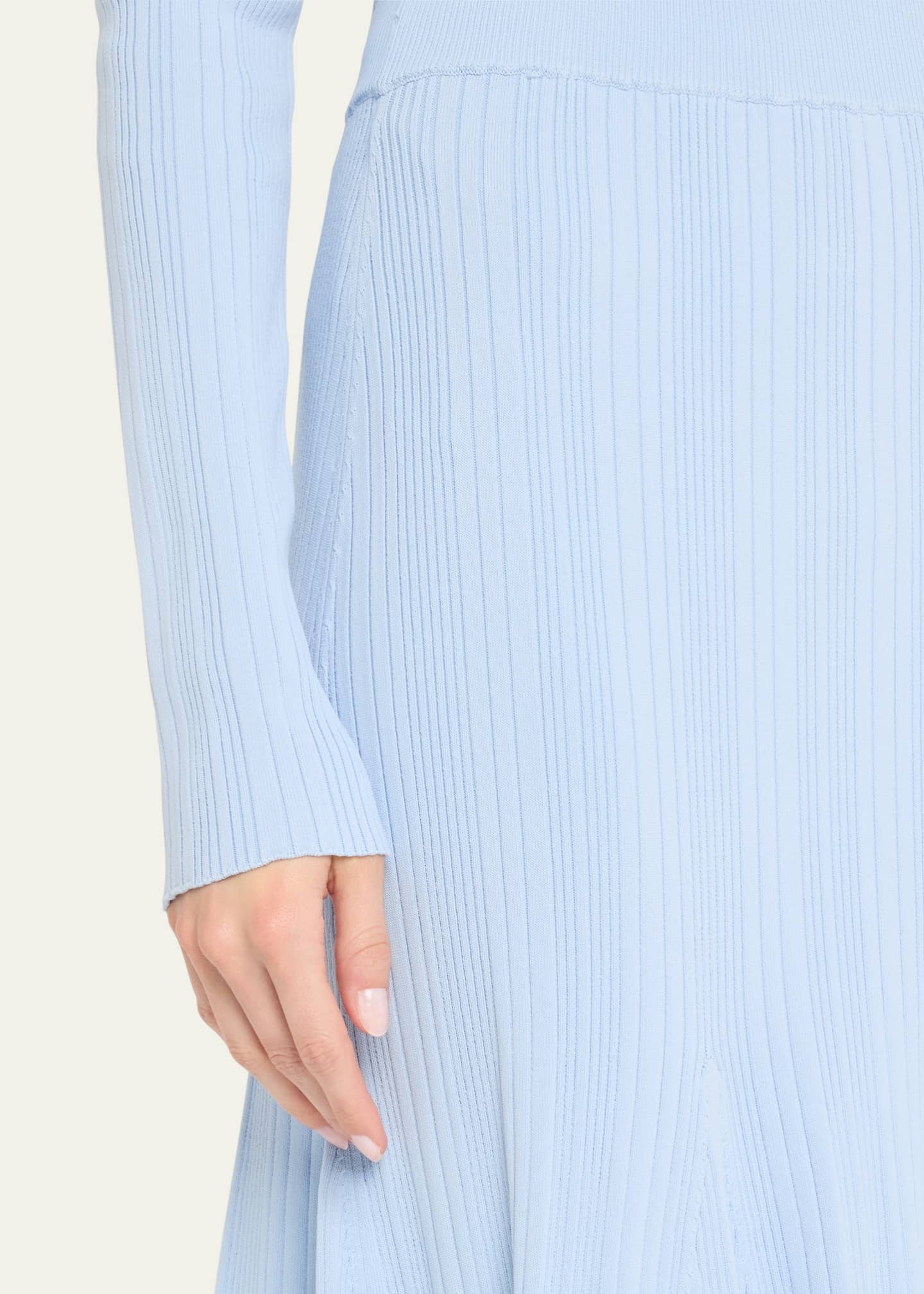 Dara Ribbed Midi Skirt