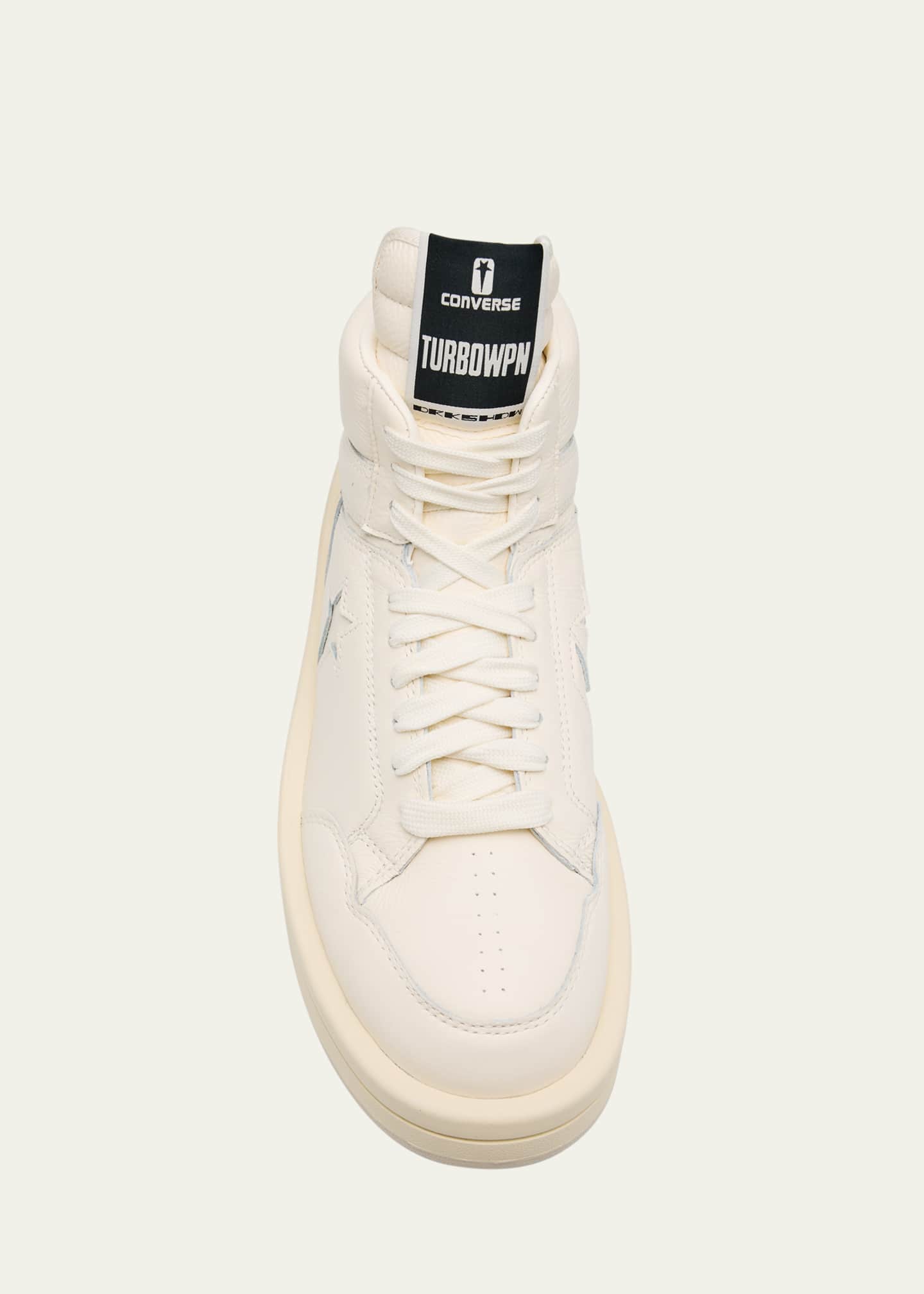 CONVERSE X DRKSHDW TURBOWPN Leather High-Top Sneakers Image 6 of 6