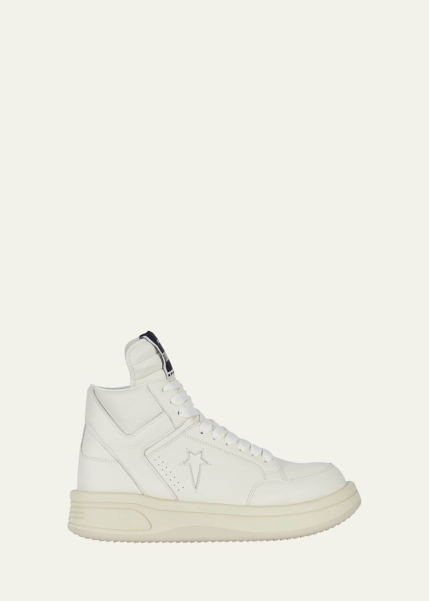 CONVERSE X DRKSHDW TURBOWPN Leather High-Top Sneakers Image 1 of 6