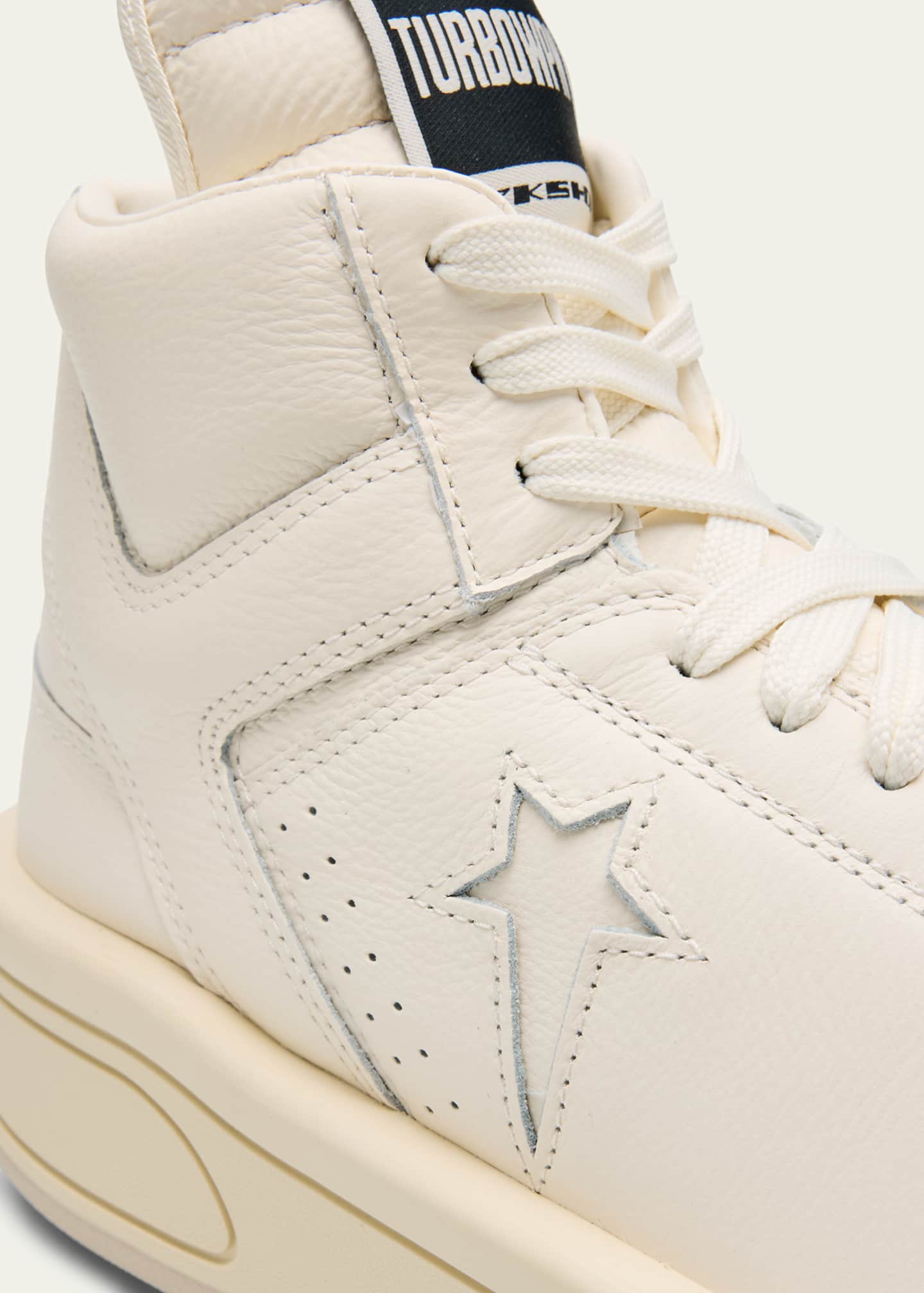 CONVERSE X DRKSHDW TURBOWPN Leather High-Top Sneakers Image 5 of 6