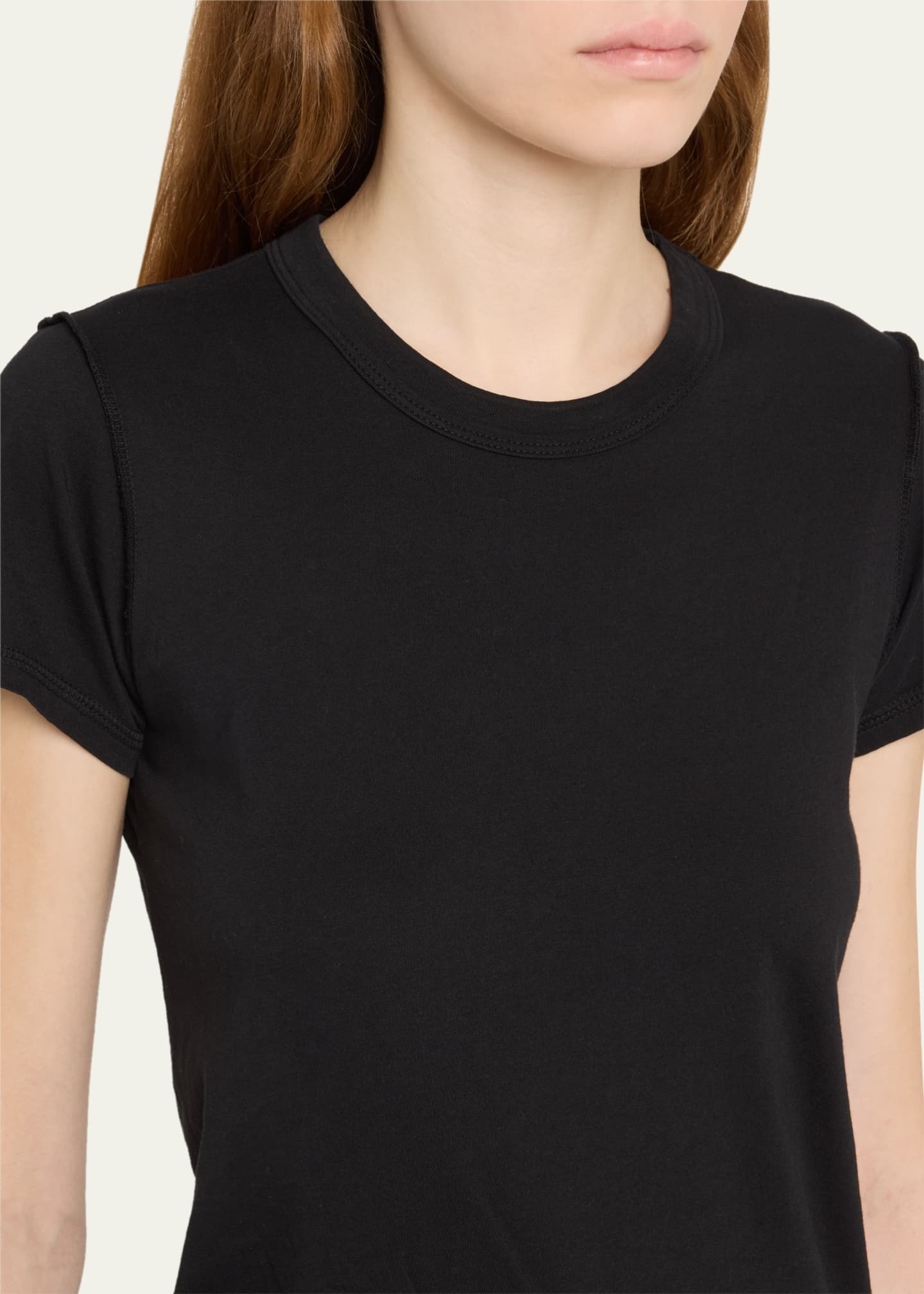 Alessi Shrunken Crewneck T-Shirt - Thumbnail 5