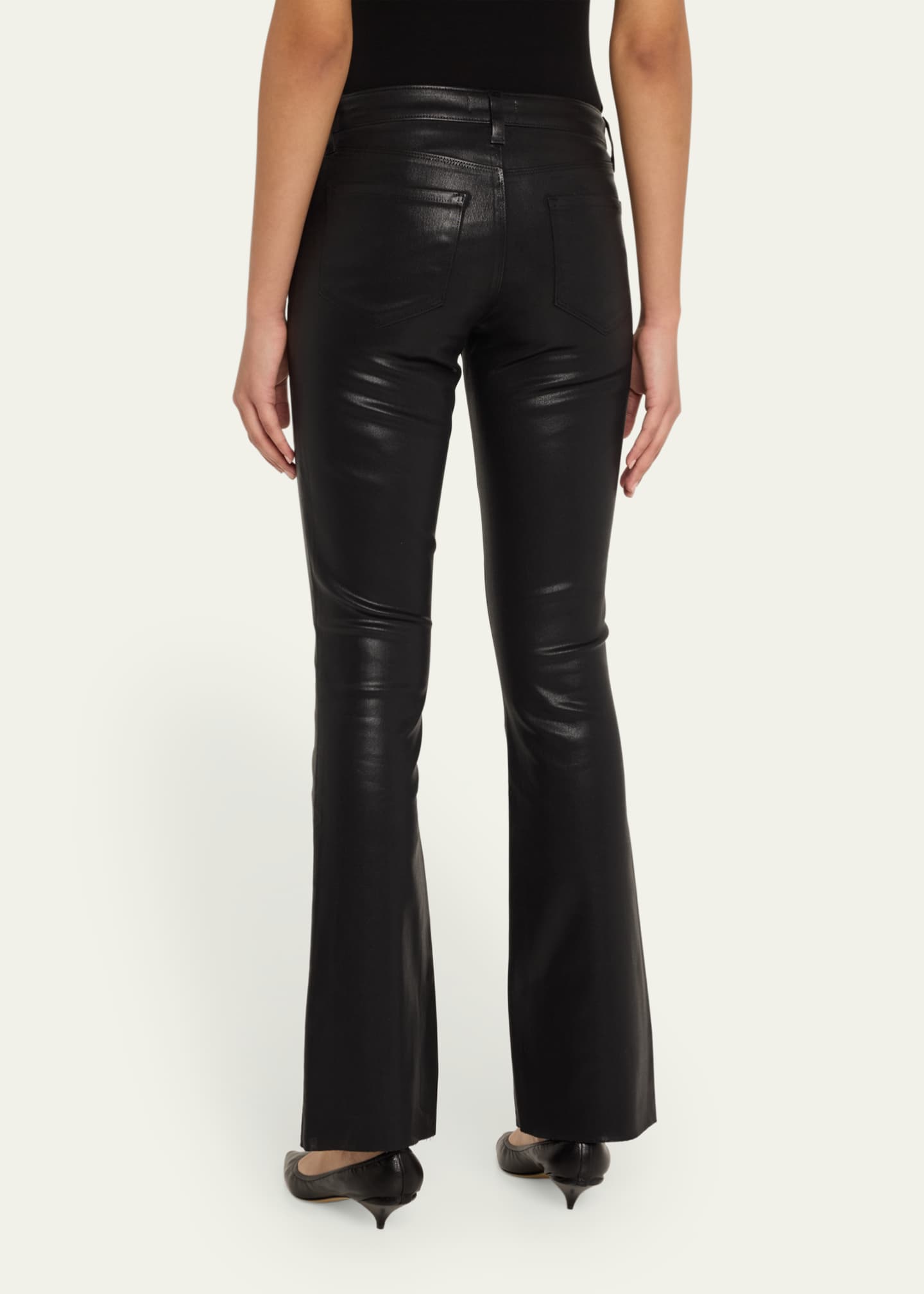L'Agence Sneeki Low-Rise Sneaker Straight Jeans Image 3 of 5