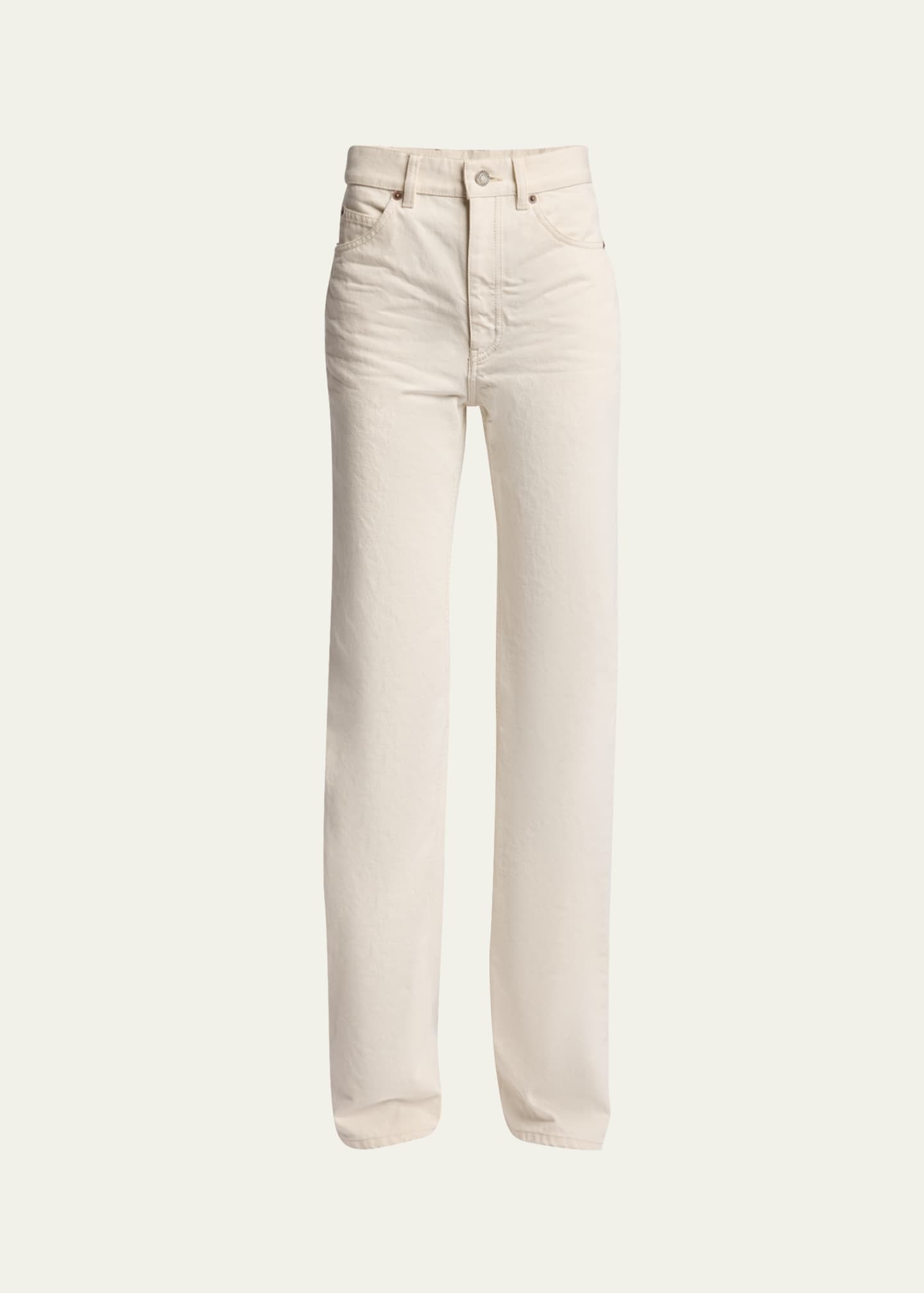 Saint Laurent Straight Denim Pants Image 1 of 5