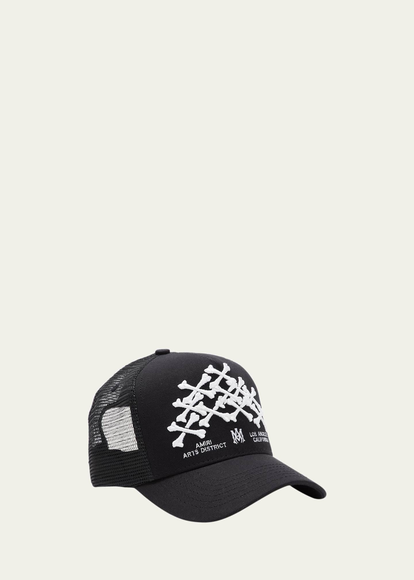 Amiri Men's Bones Stacked Trucker Hat