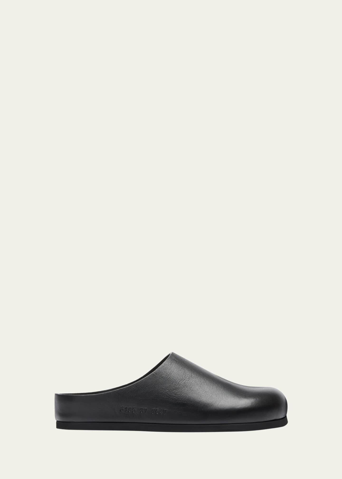 Common Projects Calf Leather Slipper Clogs