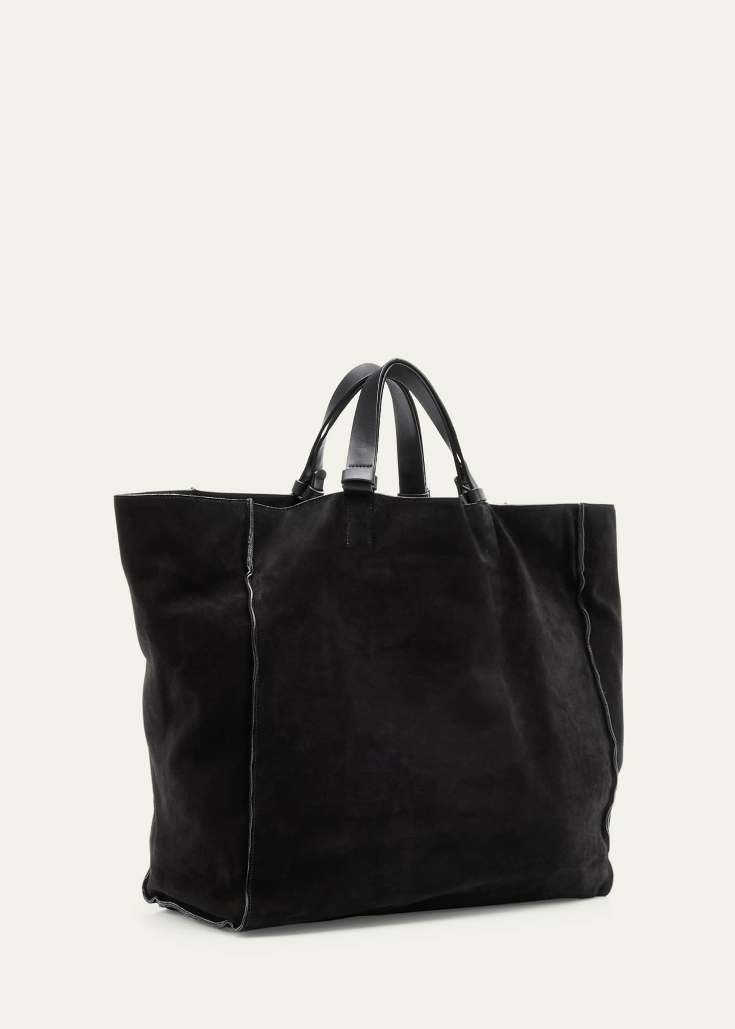 Giorgio Armani Men's Split Leather Tote Bag Image 3 of 6