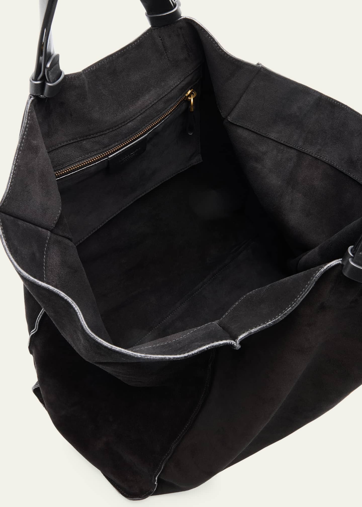 Giorgio Armani Men's Split Leather Tote Bag Image 4 of 6