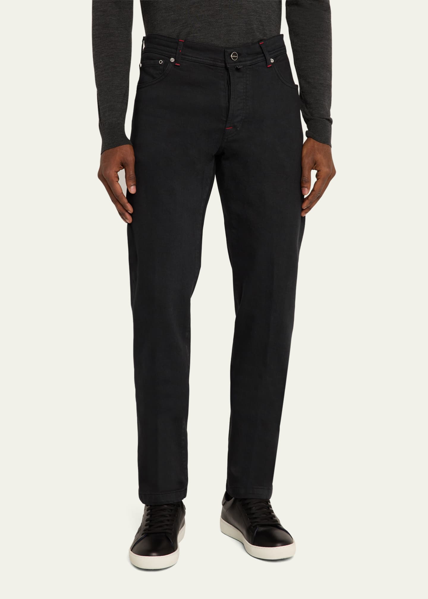 Kiton Men's Kurabo Slim Five-Pocket Pants Image 4 of 5