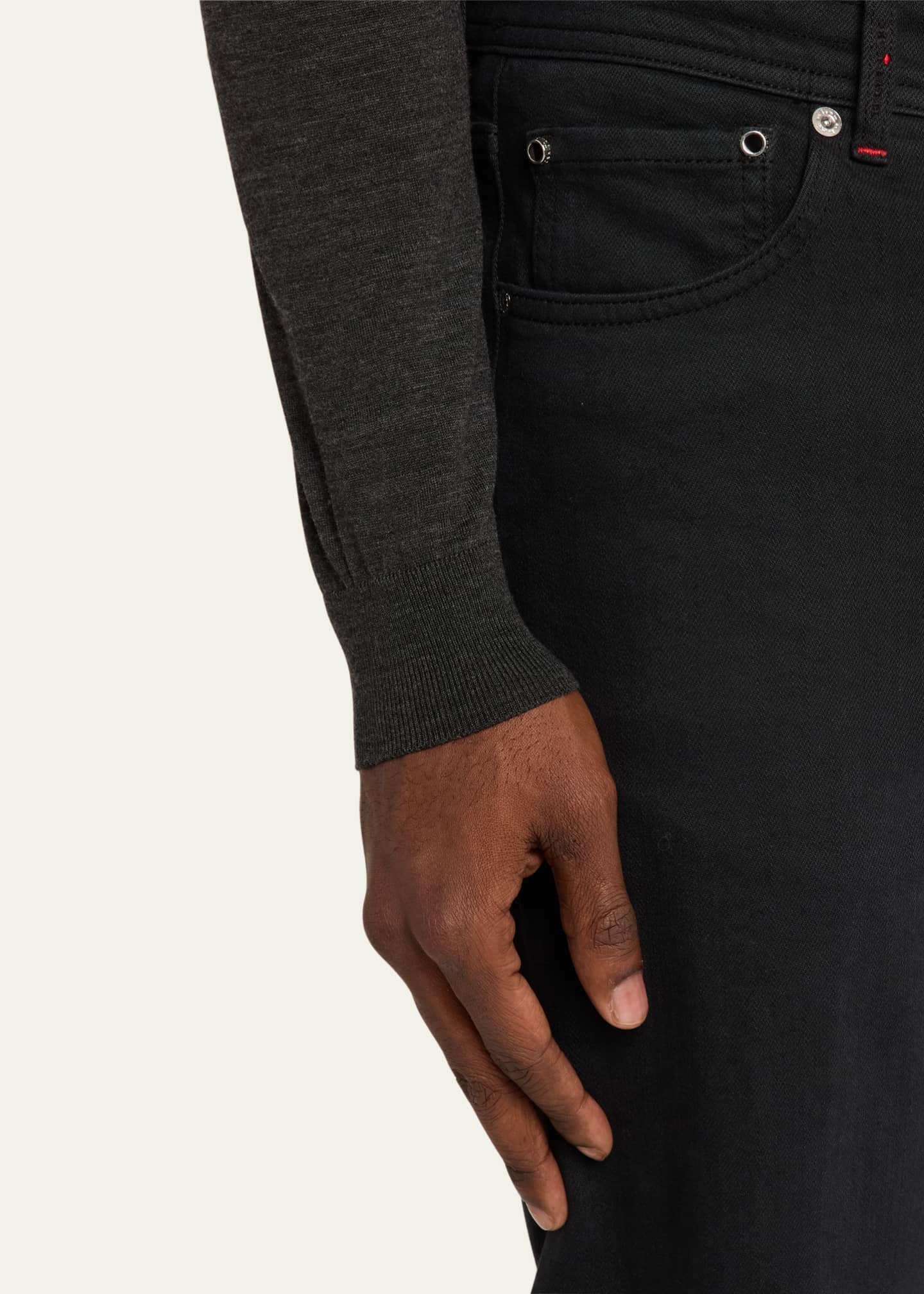 Kiton Men's Kurabo Slim Five-Pocket Pants Image 5 of 5