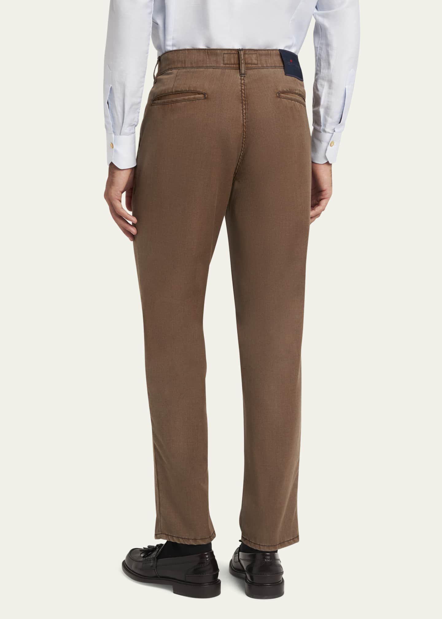 Kiton Men's Wool Pleated Four-Pocket Pants Image 3 of 5