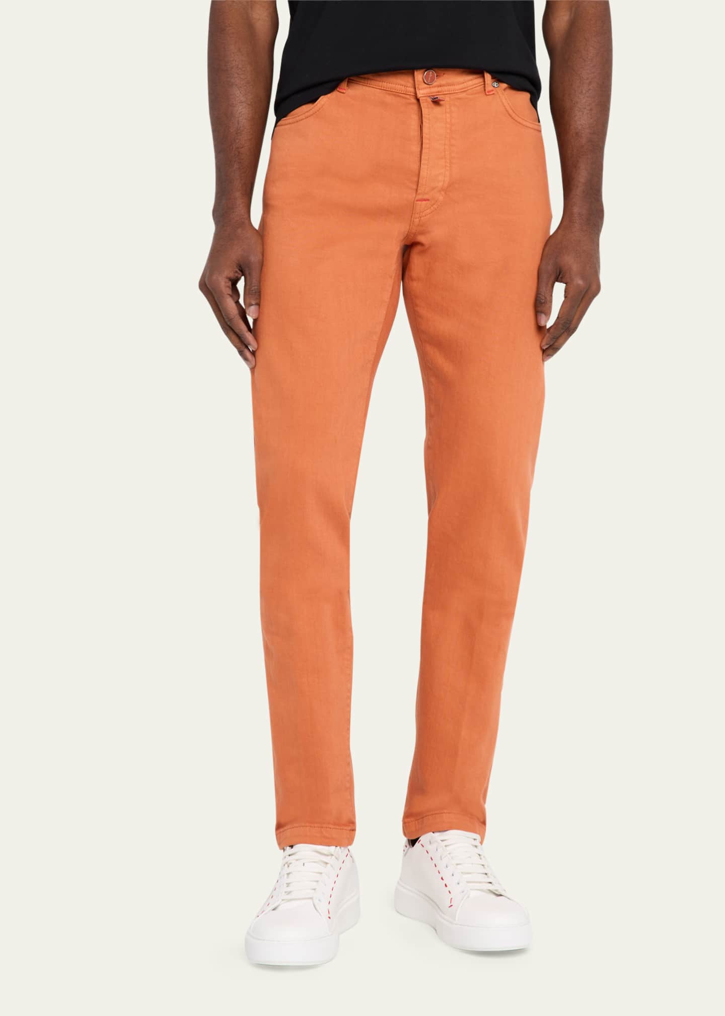 Kiton Men's Kurabo Slim Five-Pocket Pants Image 4 of 5