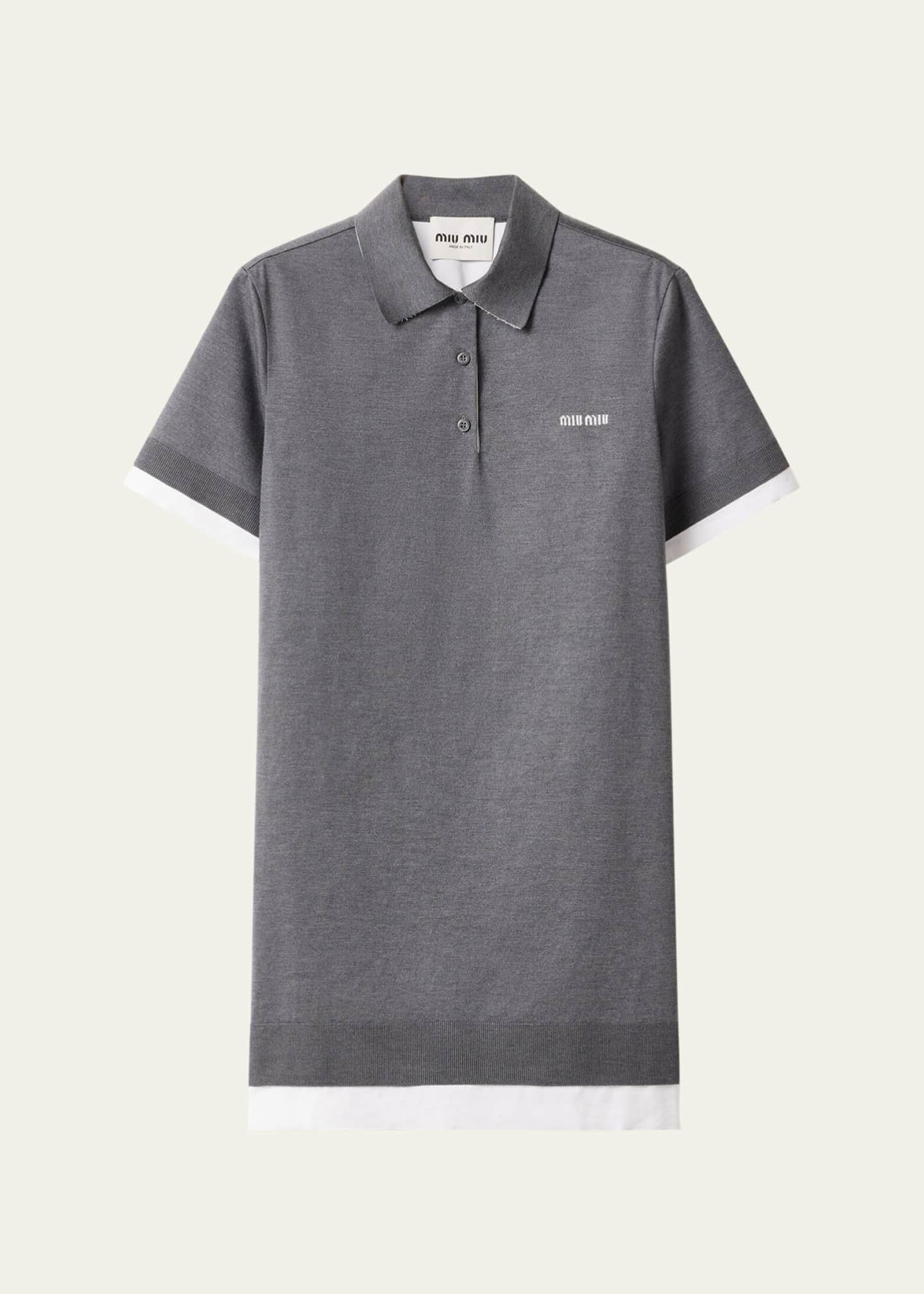 ワンピース Short Sleeve Polo Mini Dress M 71CGUPwX8dL._AC_AC_SY350_QL65_.jpg