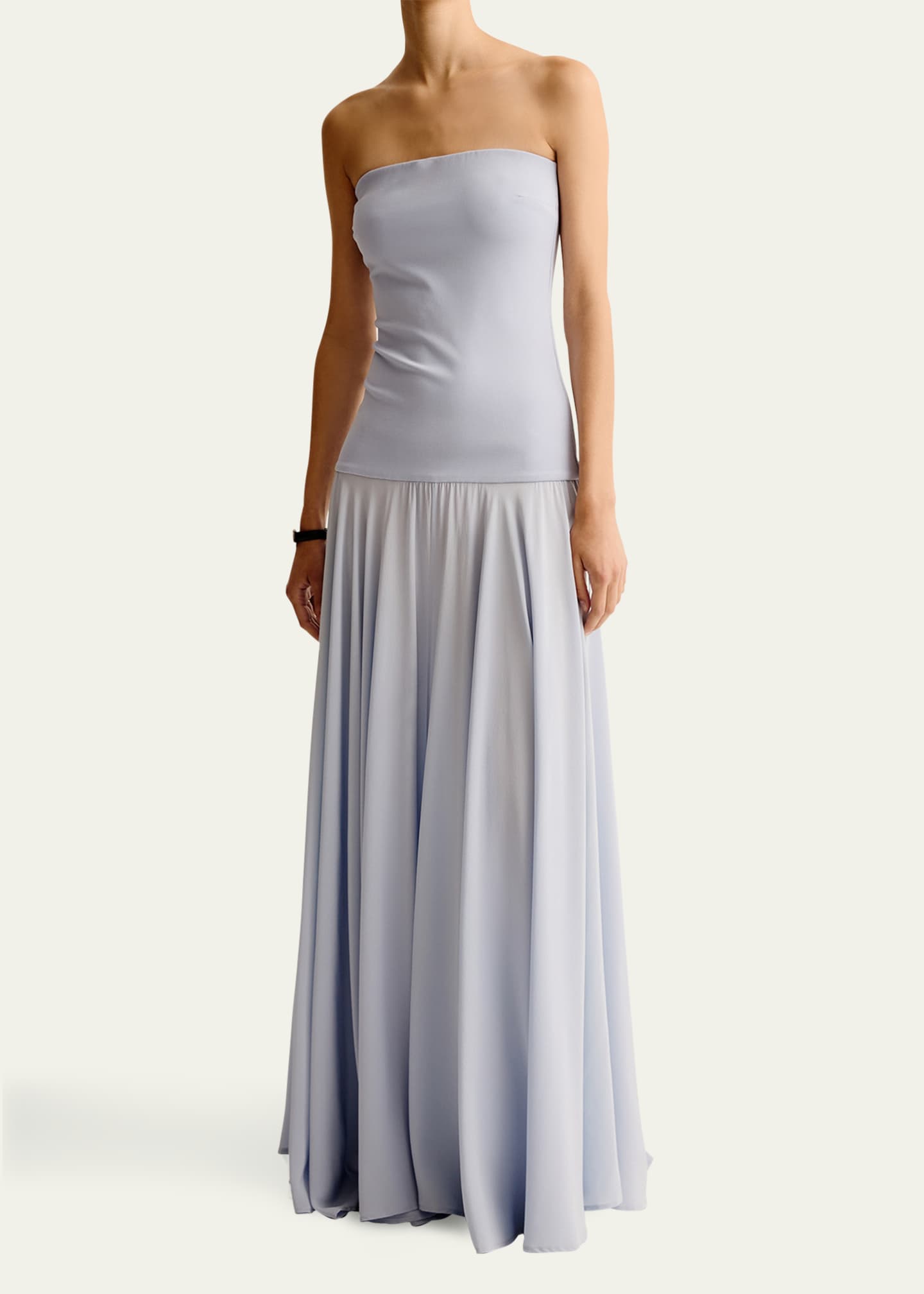 Illi Strapless Drop-Waist Dress