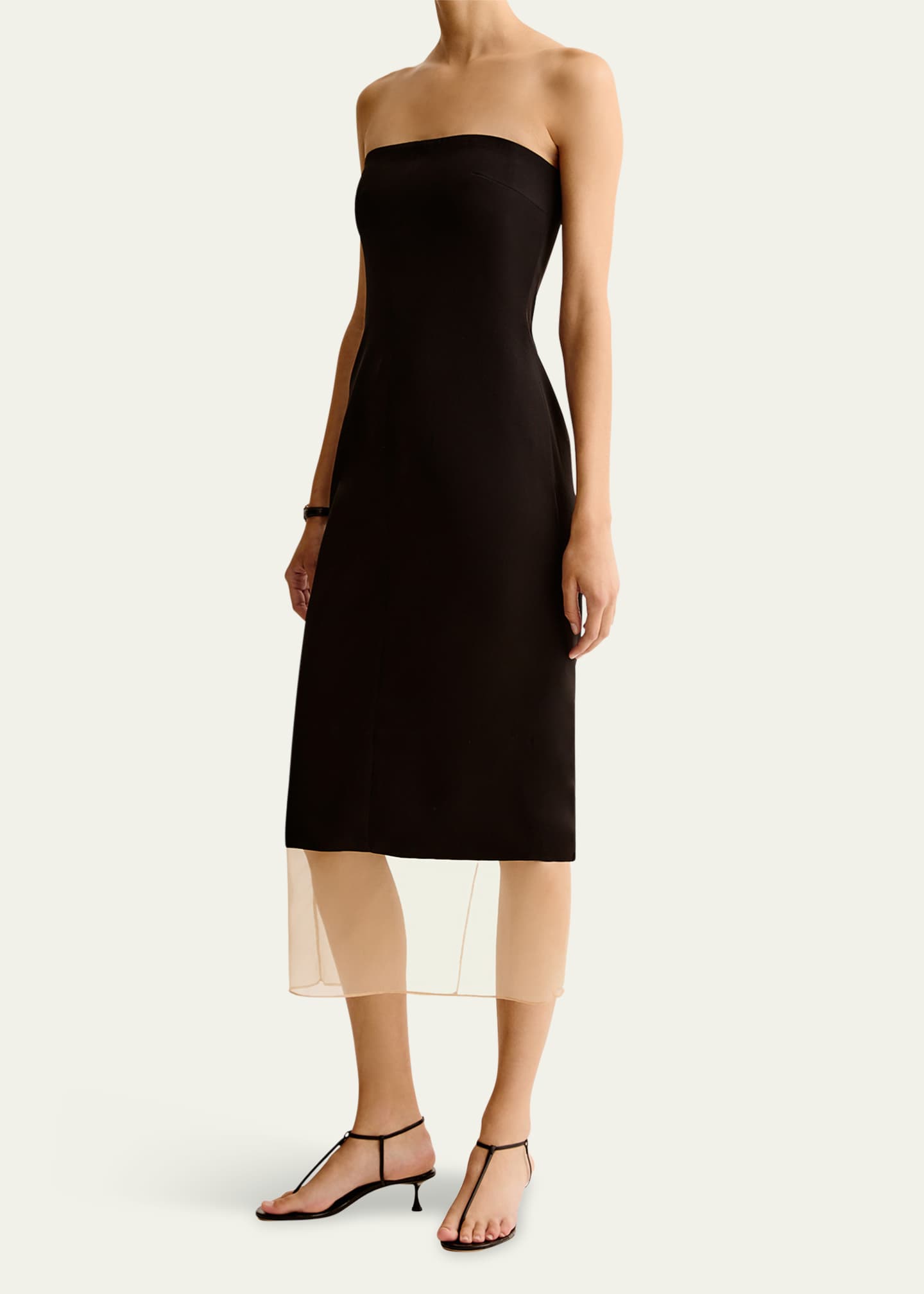 ESSE Studios Issia Strapless Midi Dress Image 4 of 5