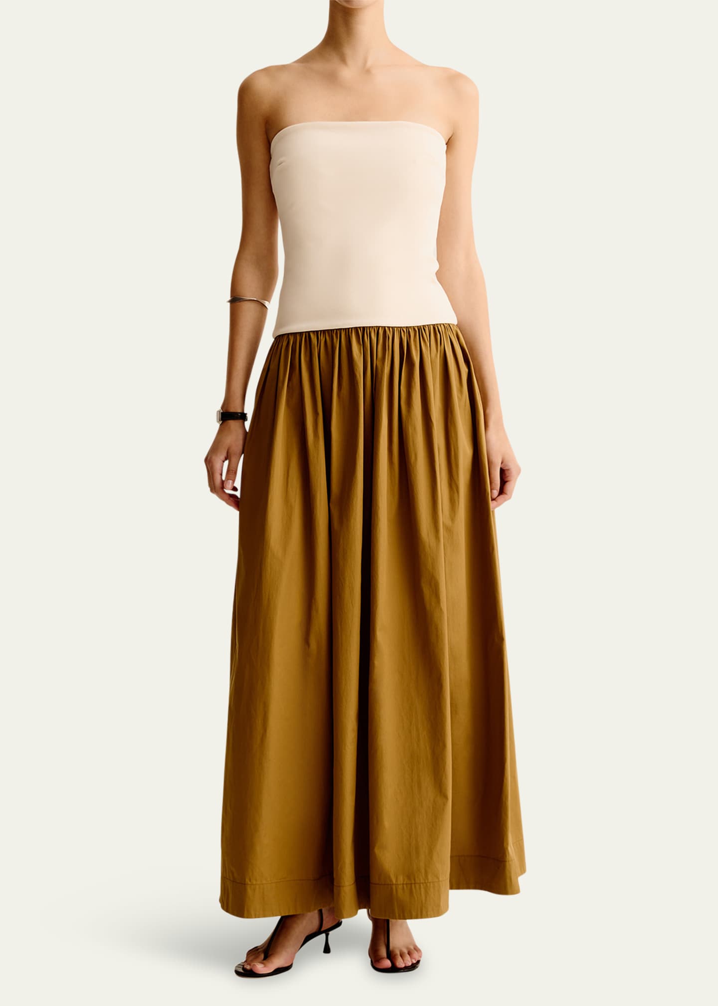 ESSE Studios Strapless Drop-Waist Duo Dress Image 2 of 5