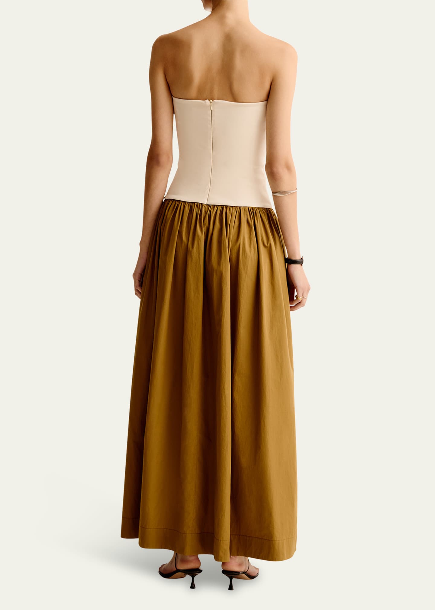 ESSE Studios Strapless Drop-Waist Duo Dress Image 3 of 5
