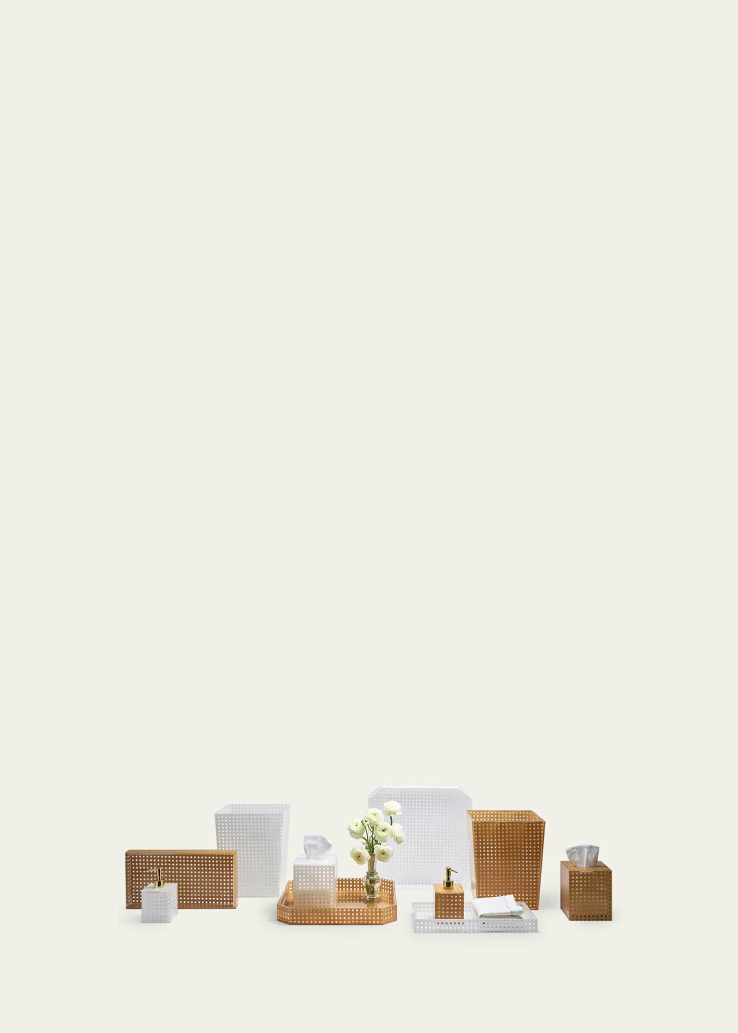 Kim Seybert Reed Soap Dispenser, Natural Image 2 of 5