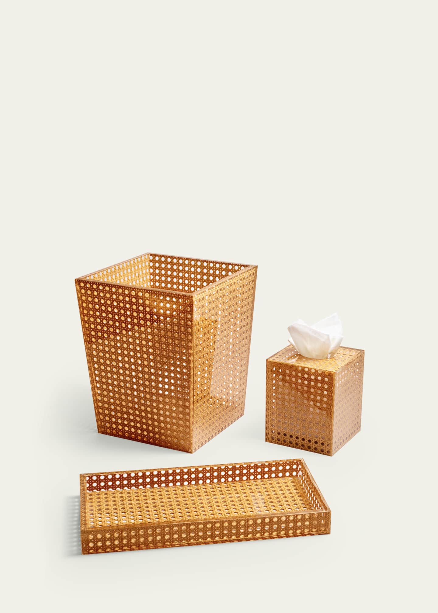Kim Seybert Reed Soap Dispenser, Natural Image 4 of 5
