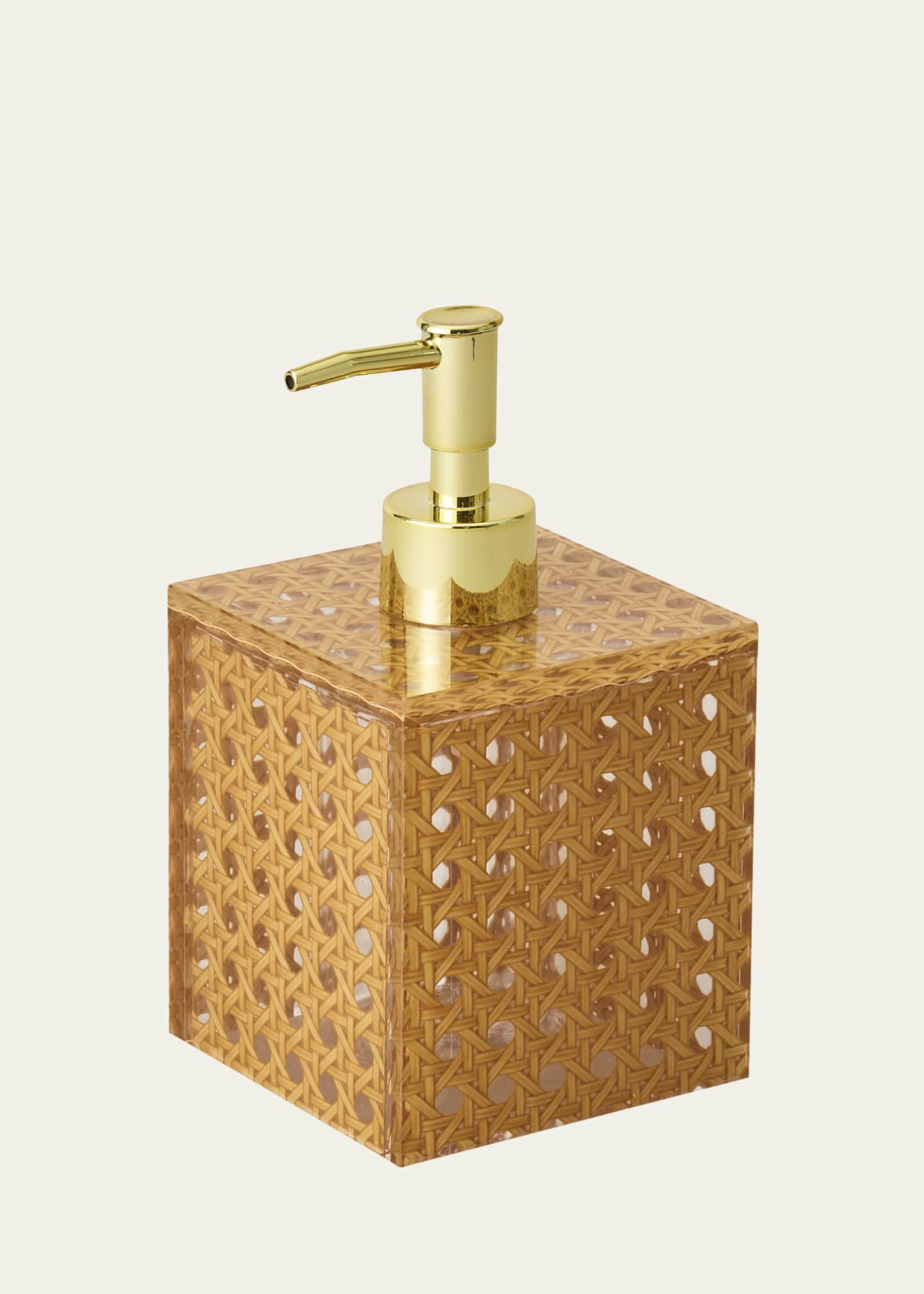 Kim Seybert Reed Soap Dispenser, Natural Image 1 of 5