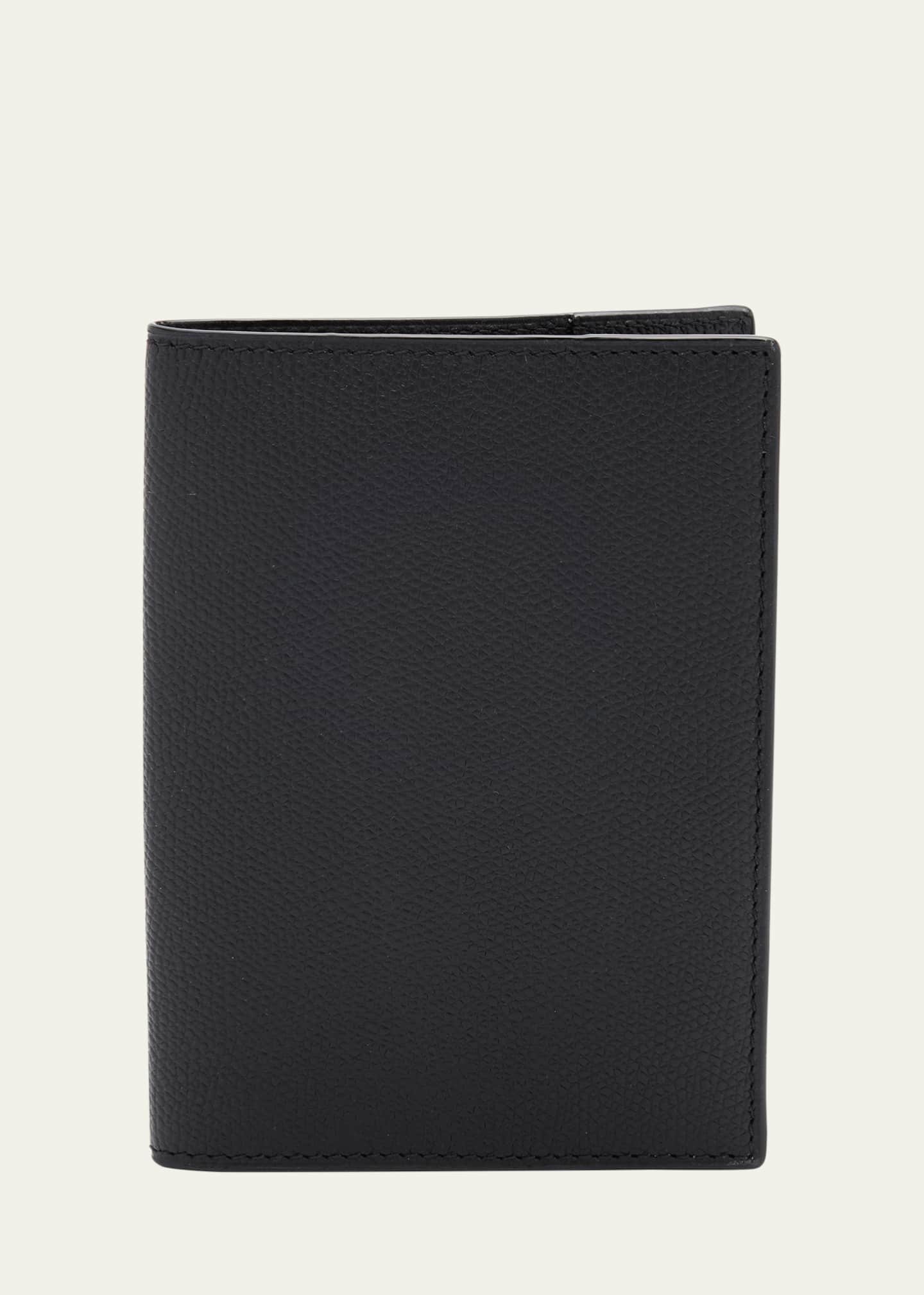 Valextra Men's Leather Passport Cover Image 1 of 4