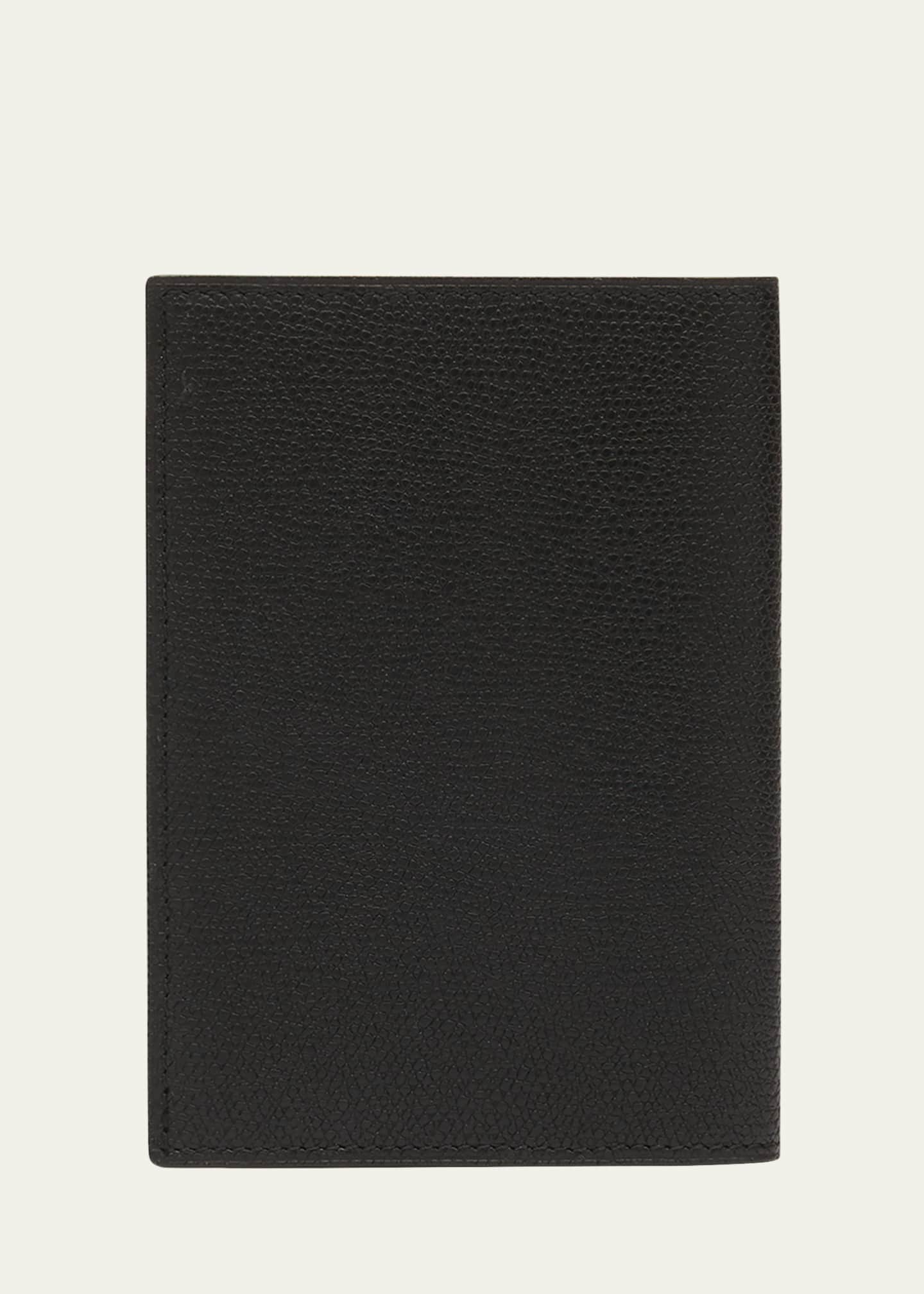 Valextra Men's Leather Passport Cover Image 3 of 3