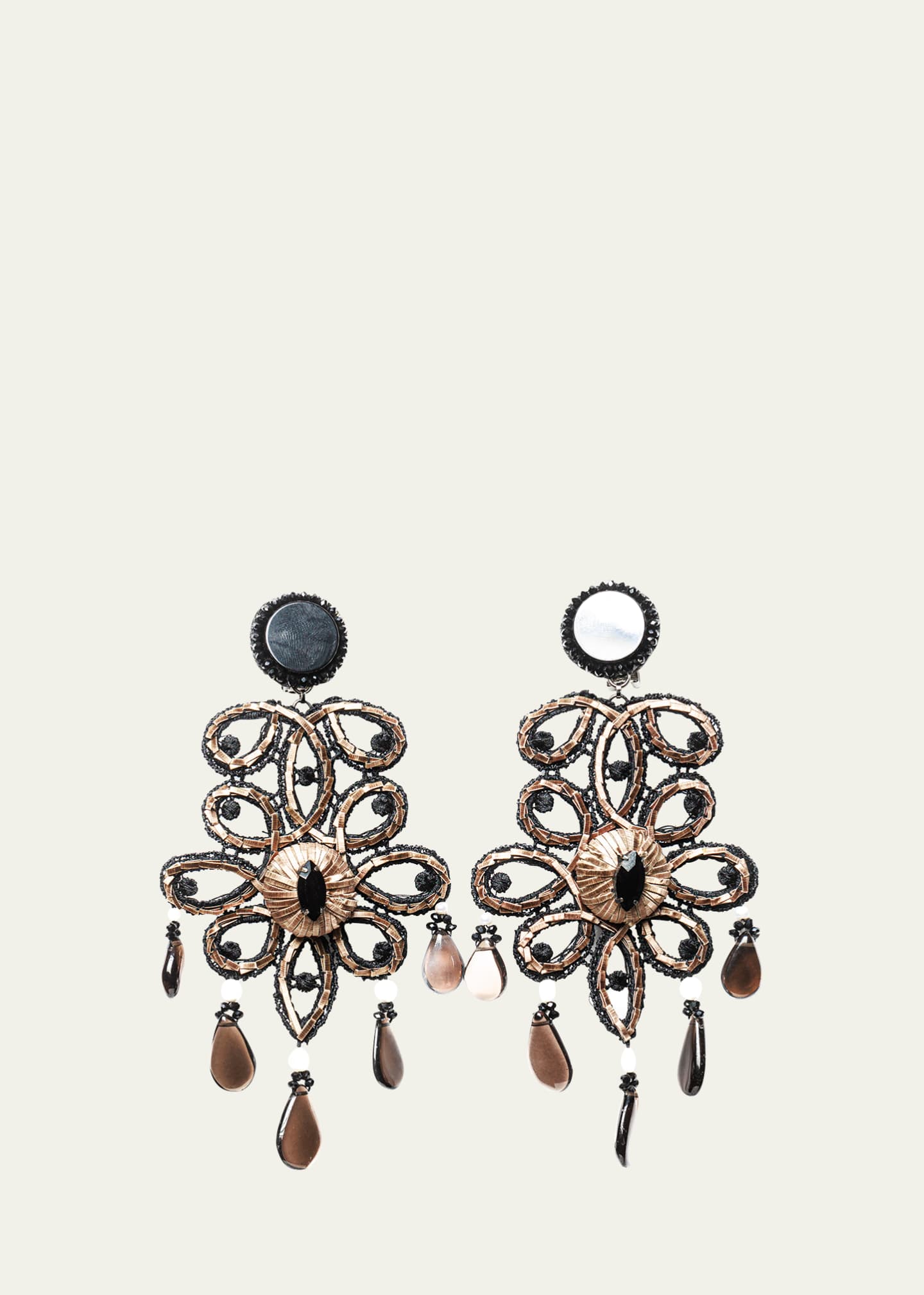 Ranjana Khan Nana Chandelier Earrings Image 1 of 2