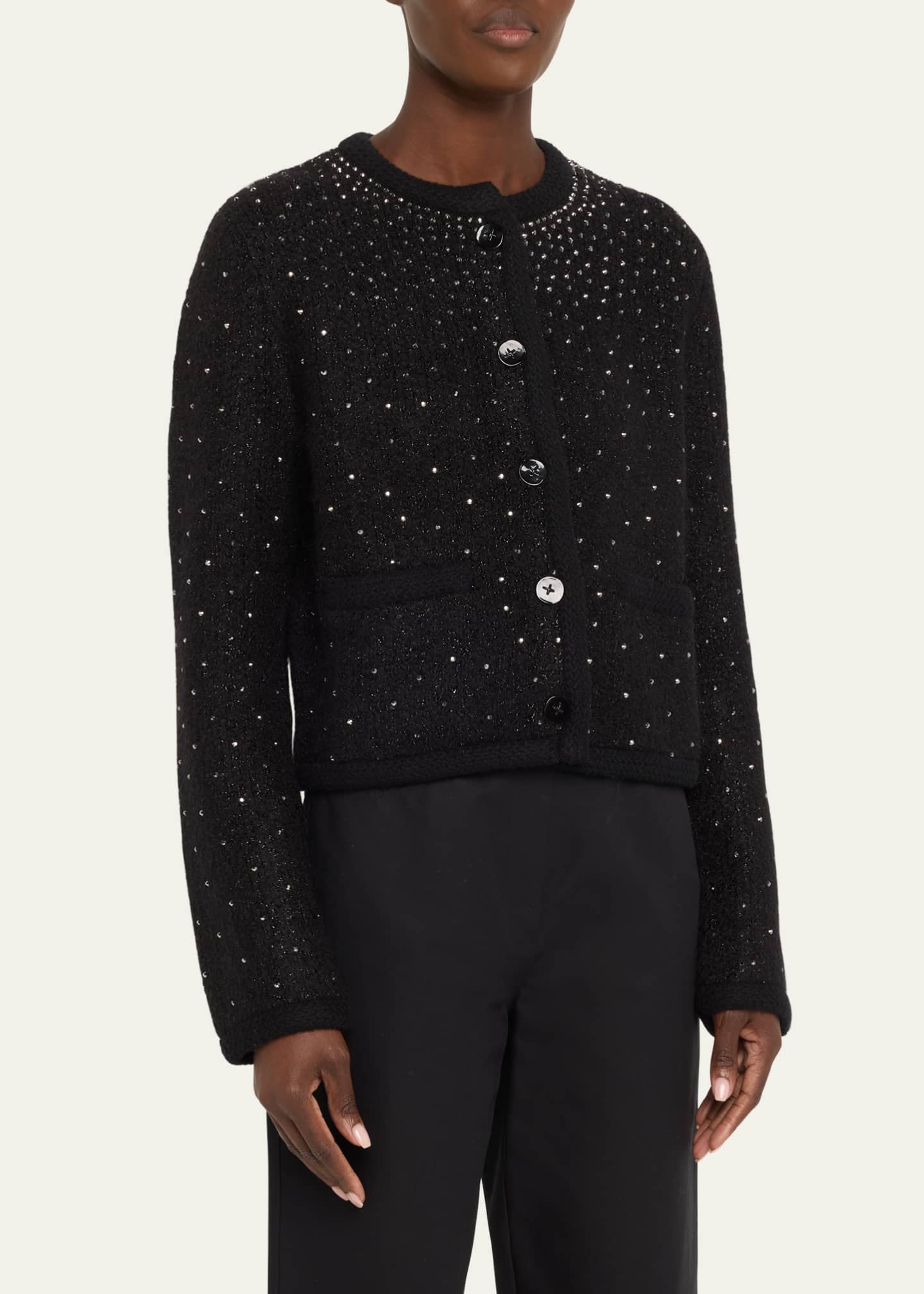 Altuzarra Tina Crystal Studded Jacket Image 4 of 5