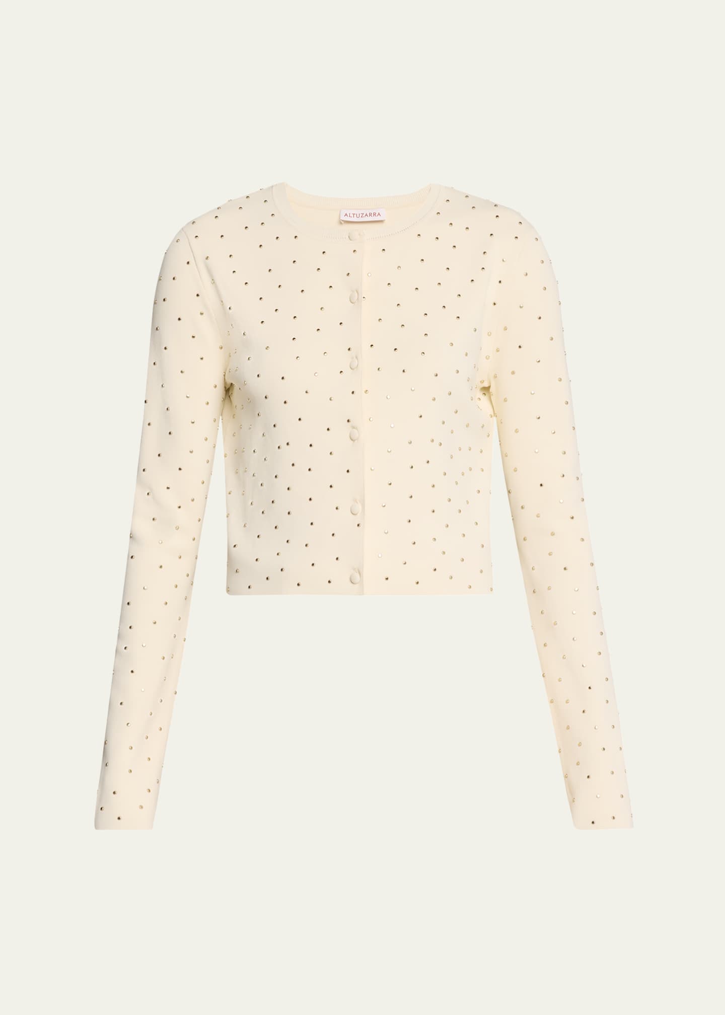 Altuzarra Ferris Studded Jersey Cardigan Image 1 of 5