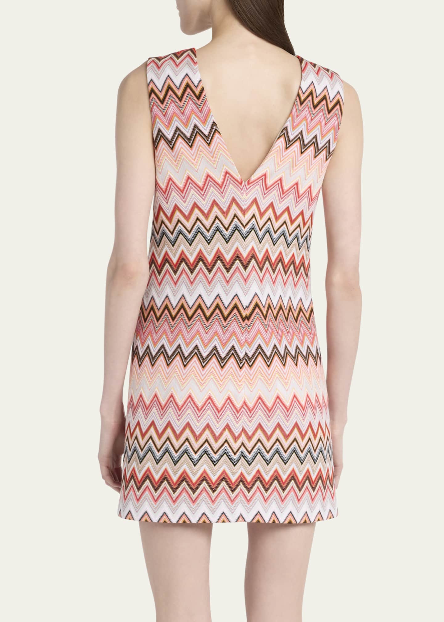 ワンピース MISSONI Missoni Sleeveless Mini Dress Missoni - Green Multicolor Sleeveless Mini Dress