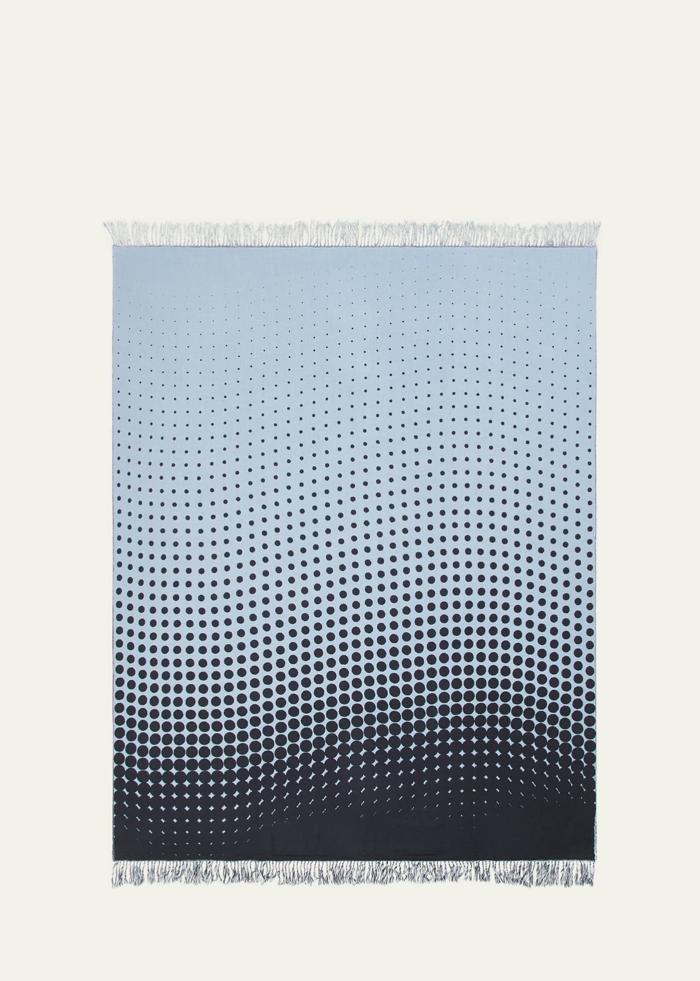 LANEROSSI Tiglio Reversible Wool Throw, 51" x 70" Image 2 of 5