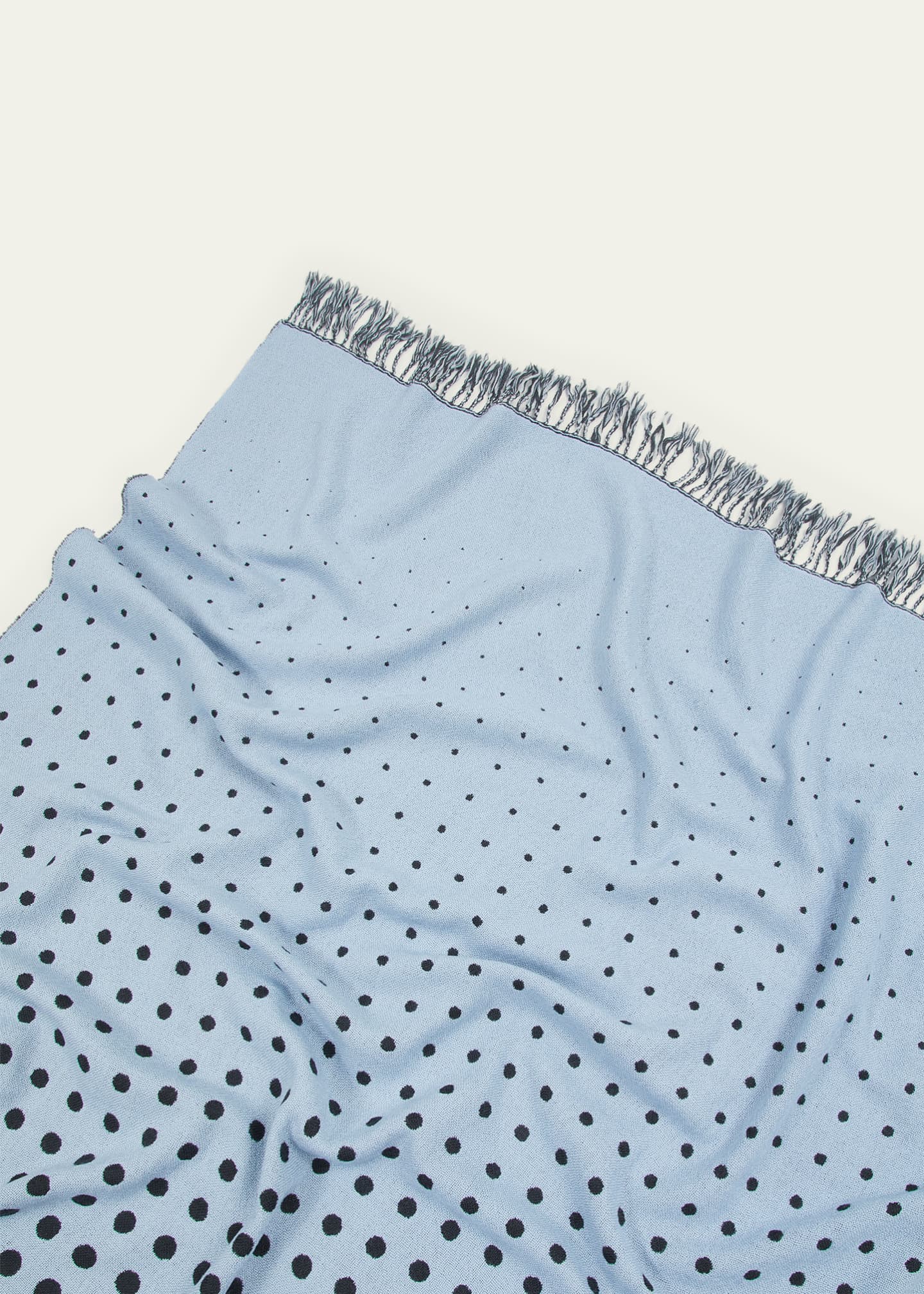 LANEROSSI Tiglio Reversible Wool Throw, 51" x 70" Image 3 of 5