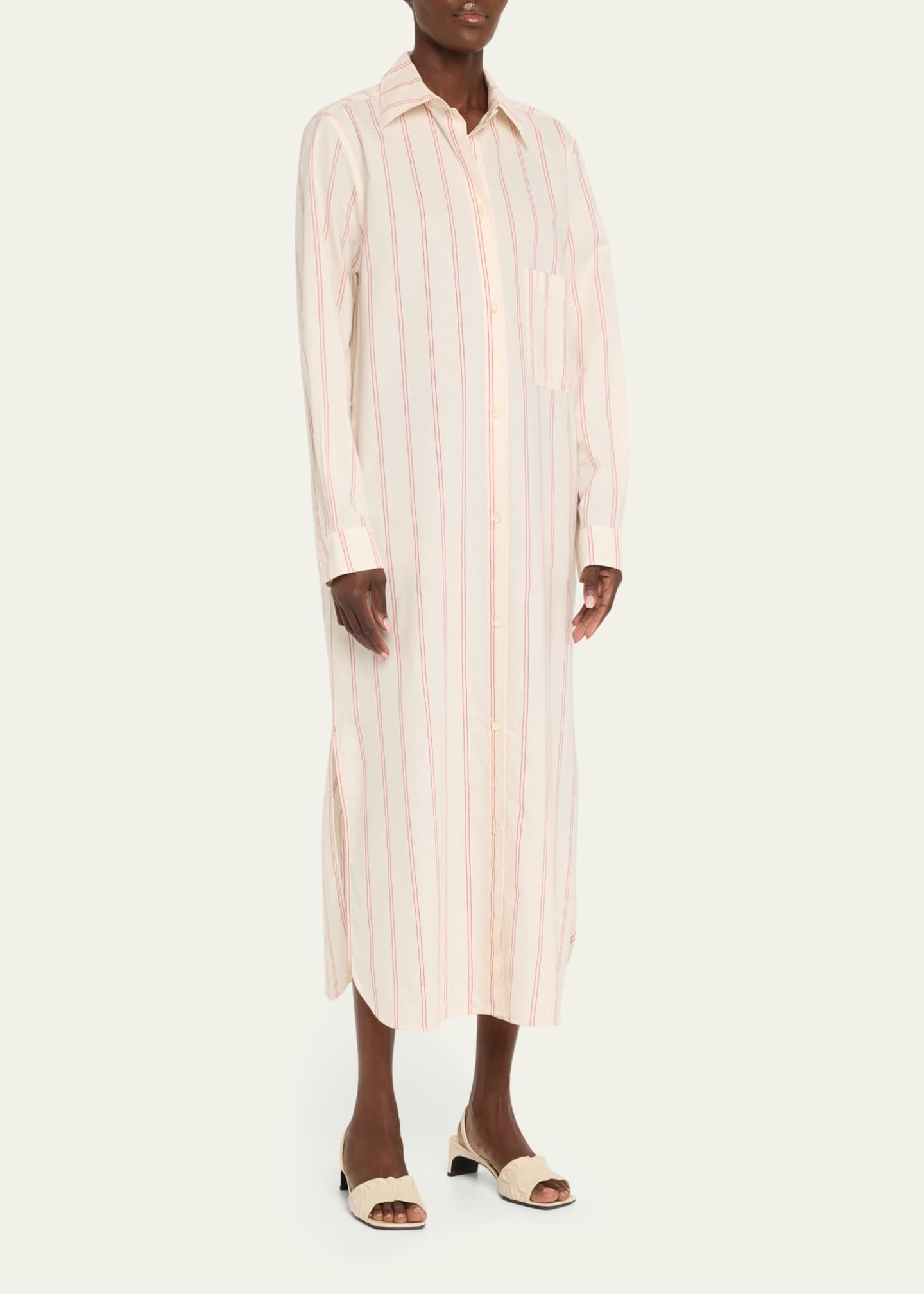 Toteme Striped Tunic Dress Image 4 of 5