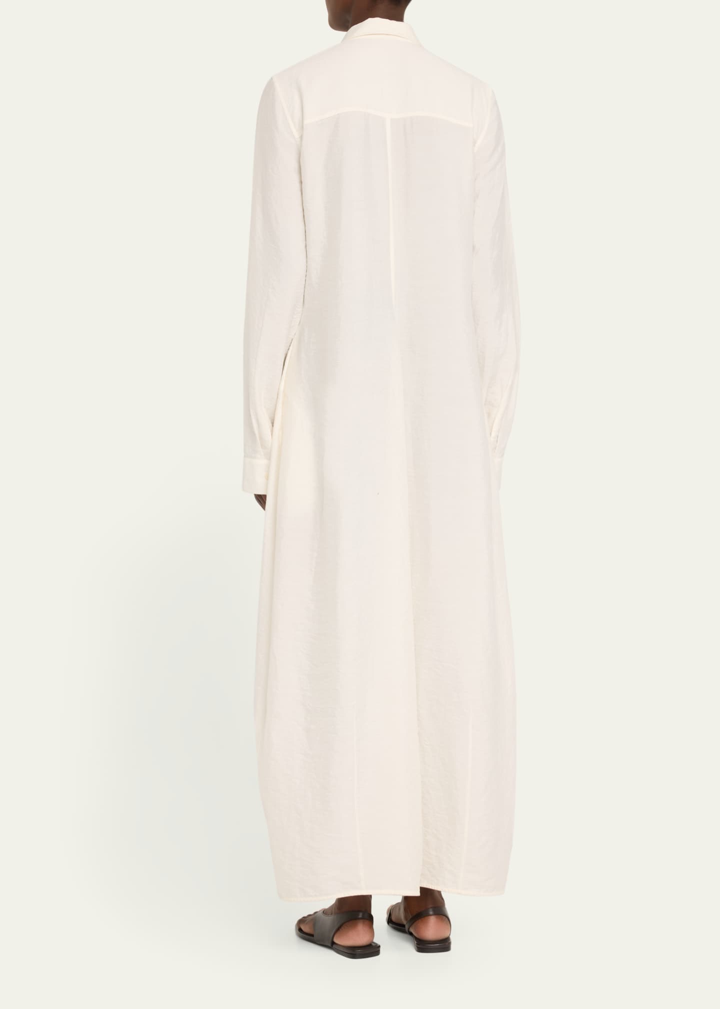 Toteme Long Parachute Shirtdress Image 3 of 5
