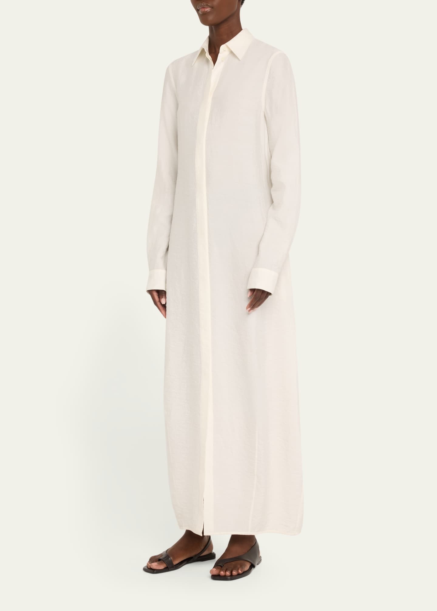 Toteme Long Parachute Shirtdress Image 4 of 5