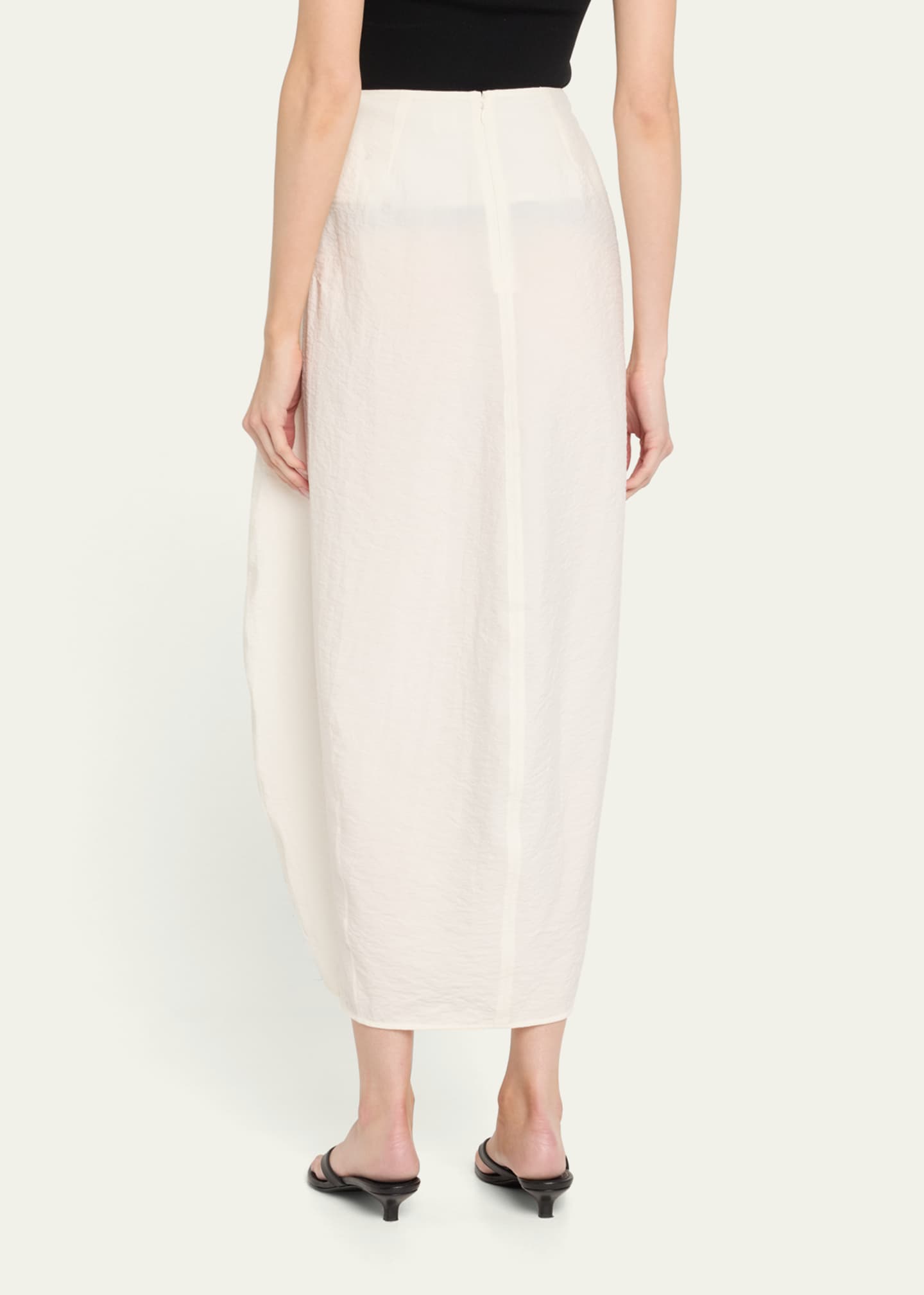 Toteme Cotton Voile Ankle Parachute Skirt Image 3 of 5