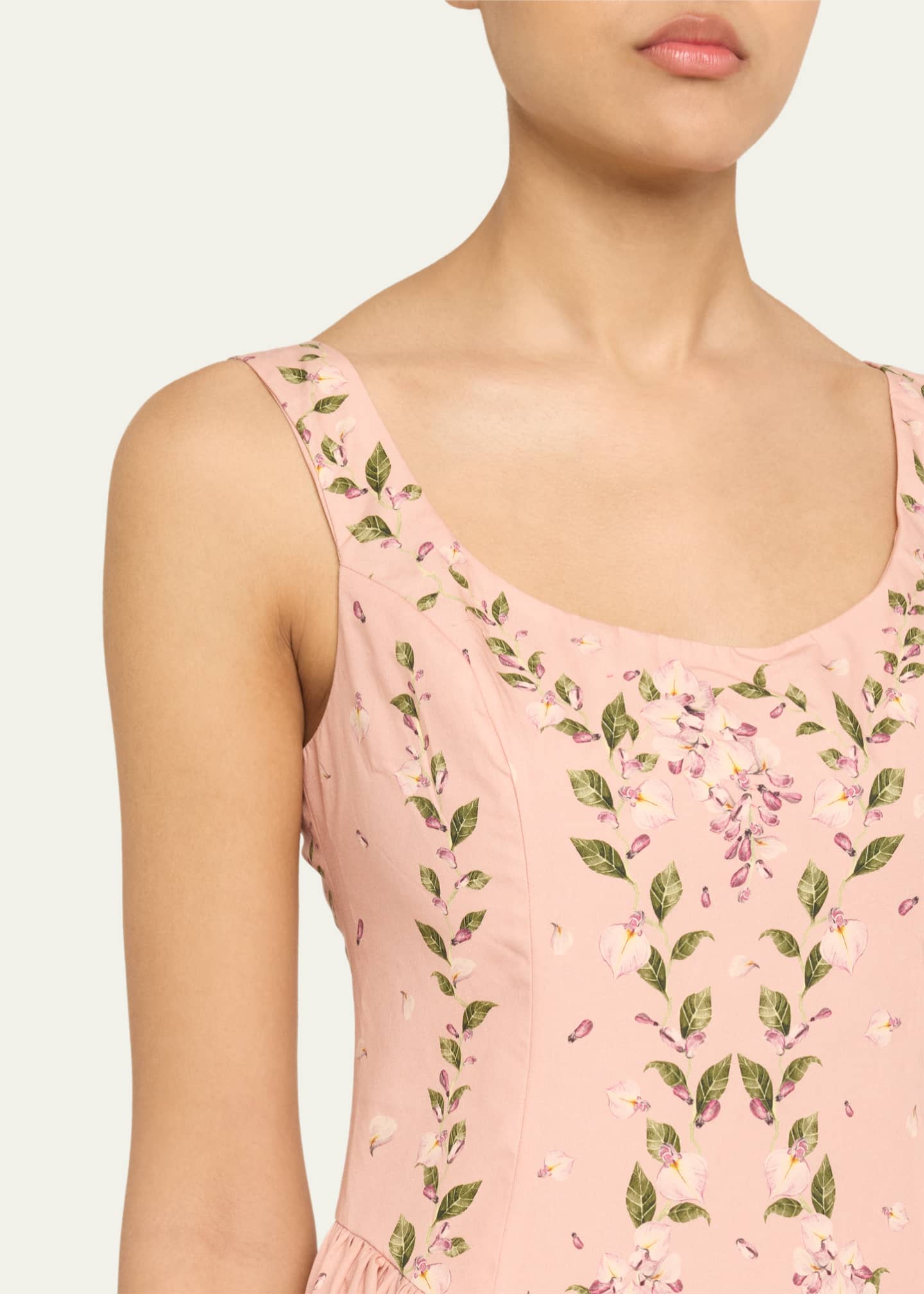 Agua by Agua Bendita Pluma Wisteria Drop-Waist Mini Dress Image 5 of 5