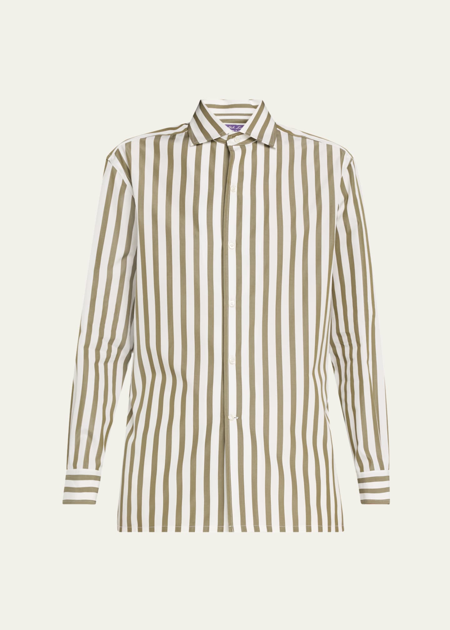 Ralph Lauren Collection Capri Striped Cotton Shirt Image 1 of 5