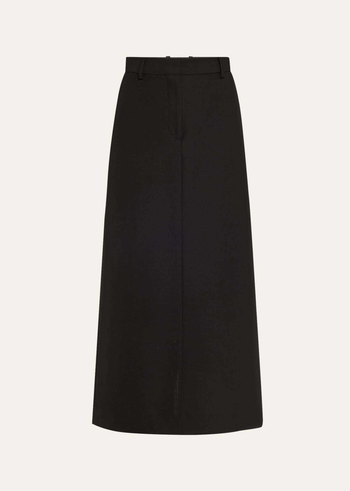 スカート TOTEME Low waist wool blend skirt Nero Totême Low Waist Straight Skirt Black – Neighbour