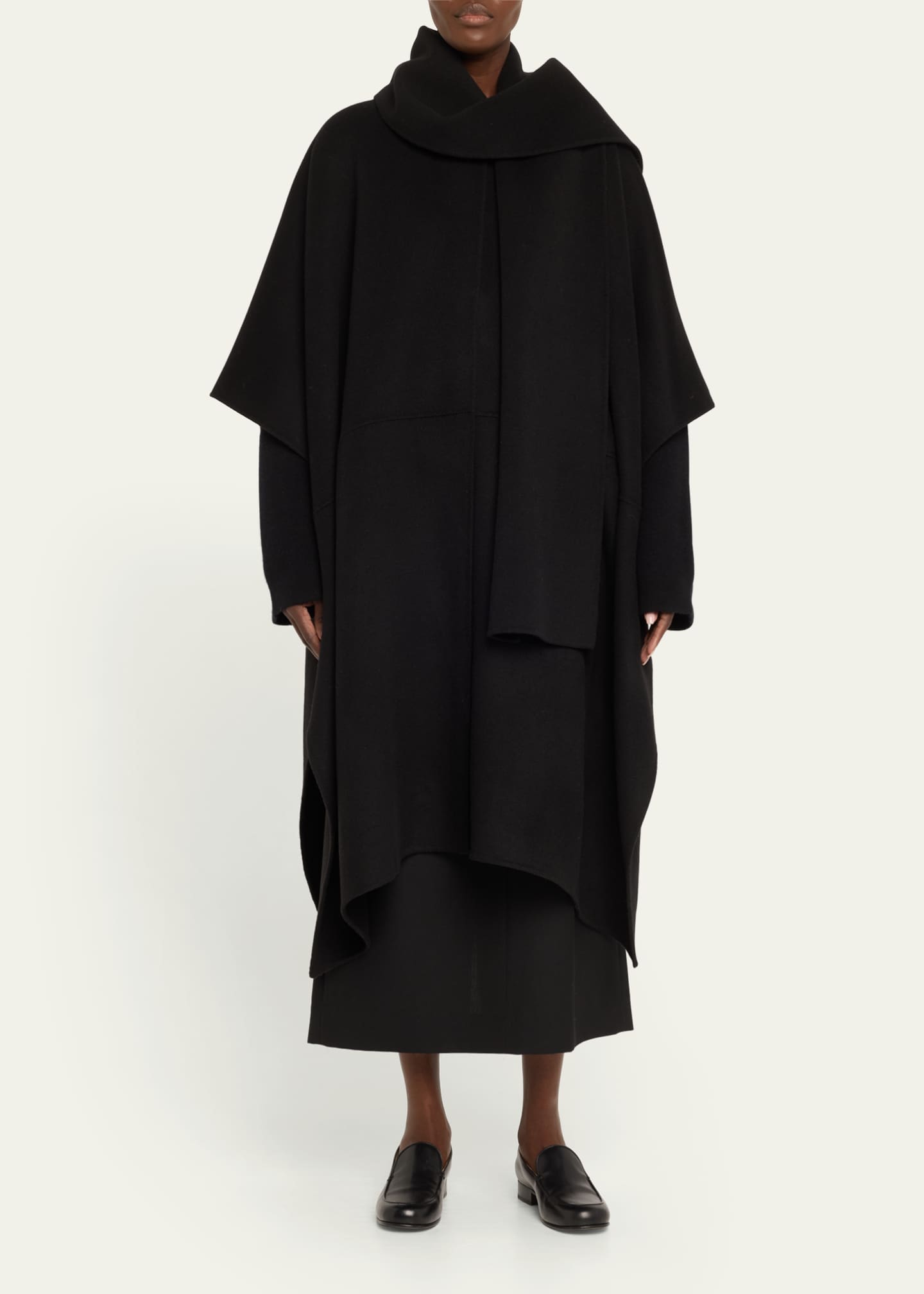 Toteme Scarf Wool Coat Image 2 of 5