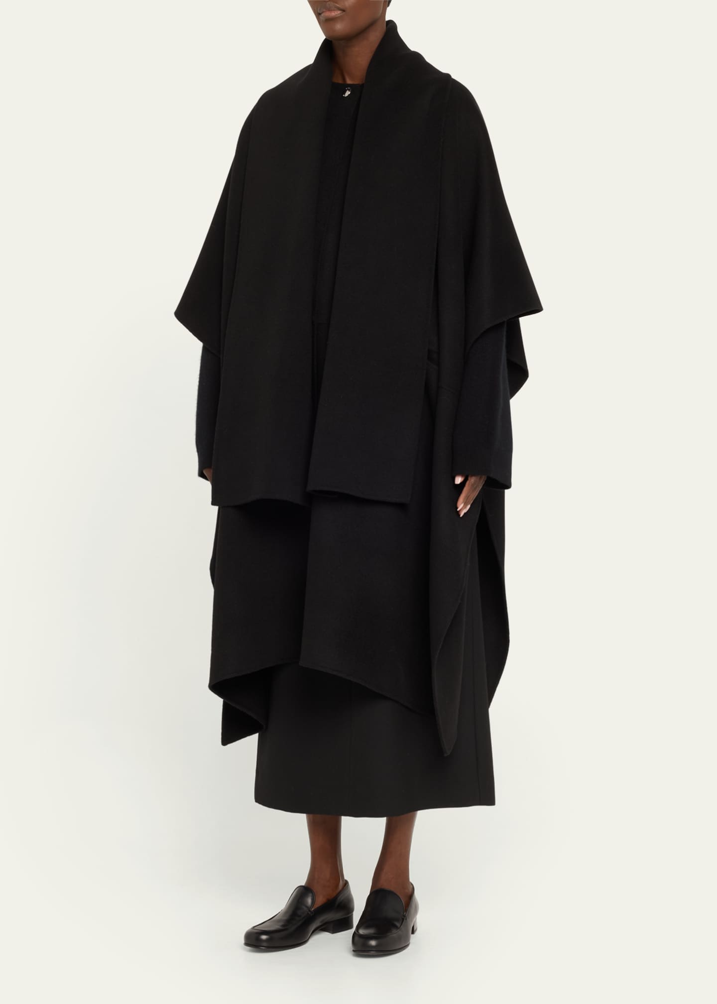 Toteme Scarf Wool Coat Image 4 of 5