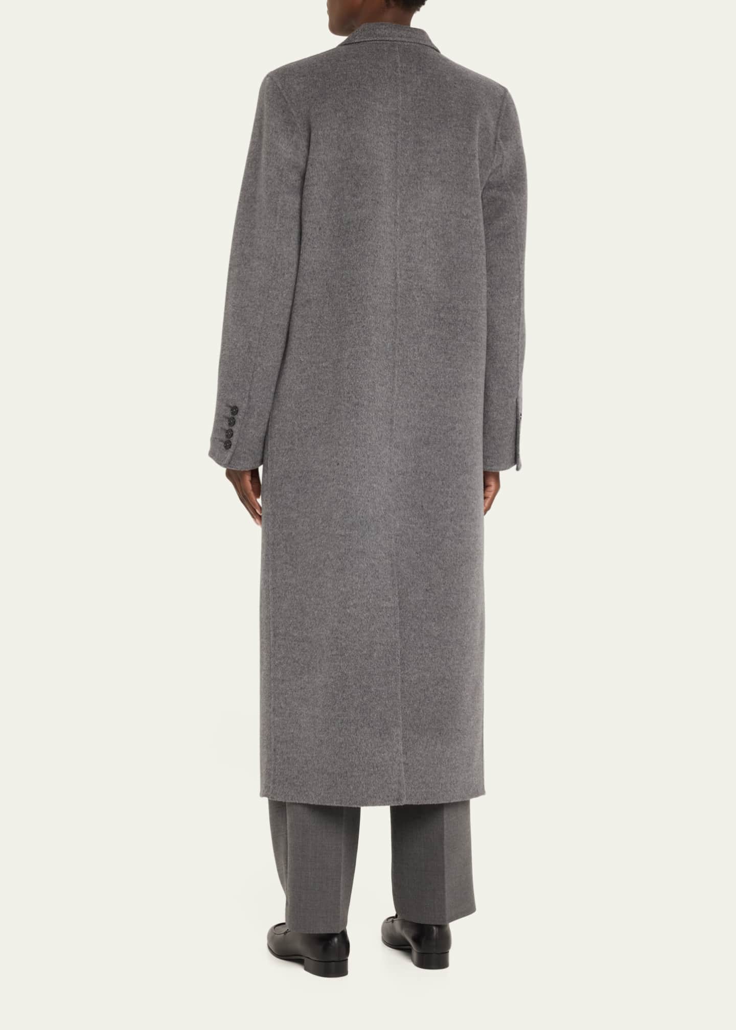 Toteme Long Classic Wool Coat Image 3 of 5