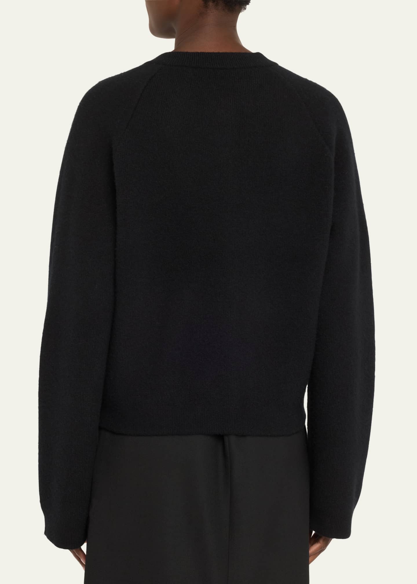 Toteme Hammered Button Wool Cashmere Cardigan Image 3 of 5
